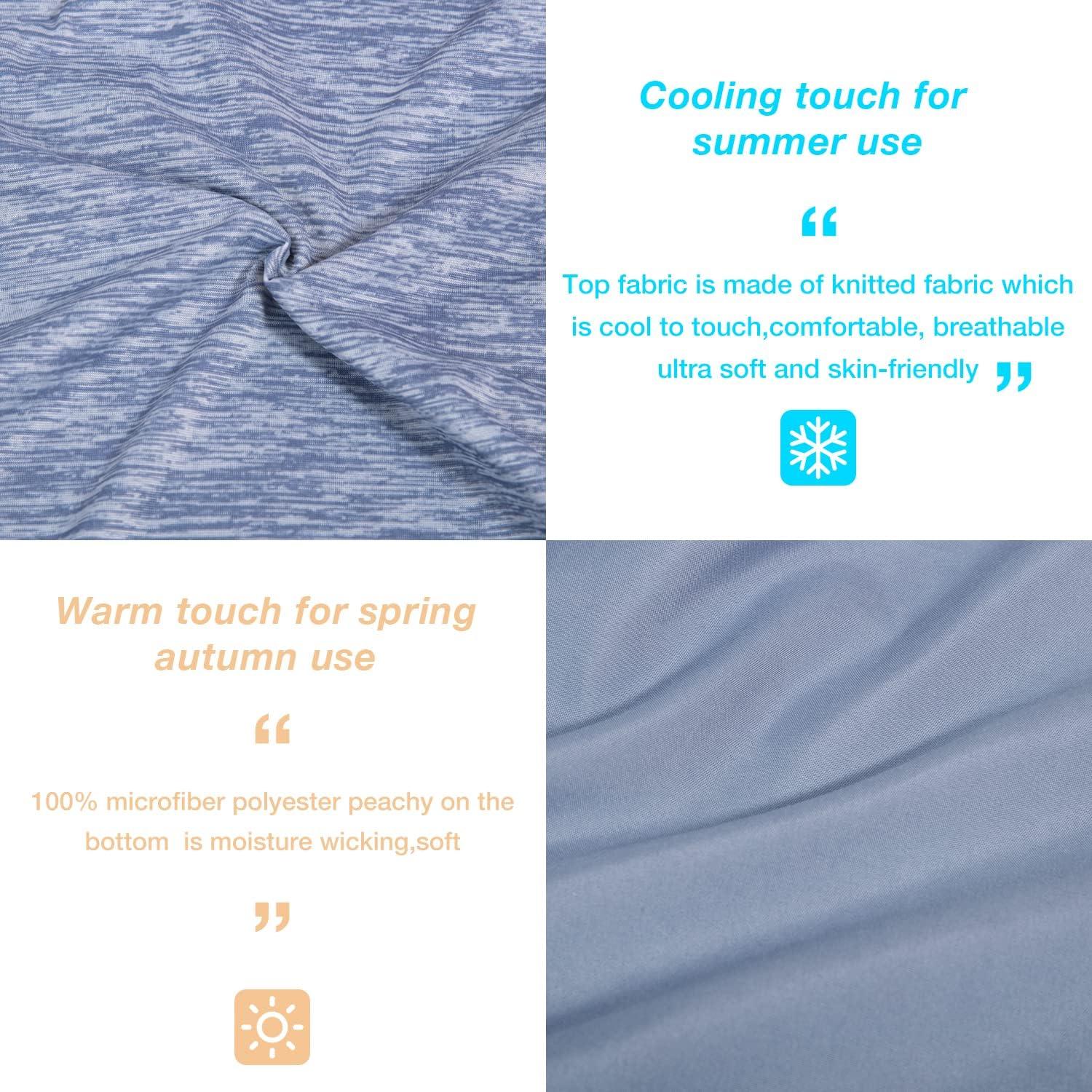 Funda de Manta con Peso EXQ Home 122x183 cm Azul Oscuro