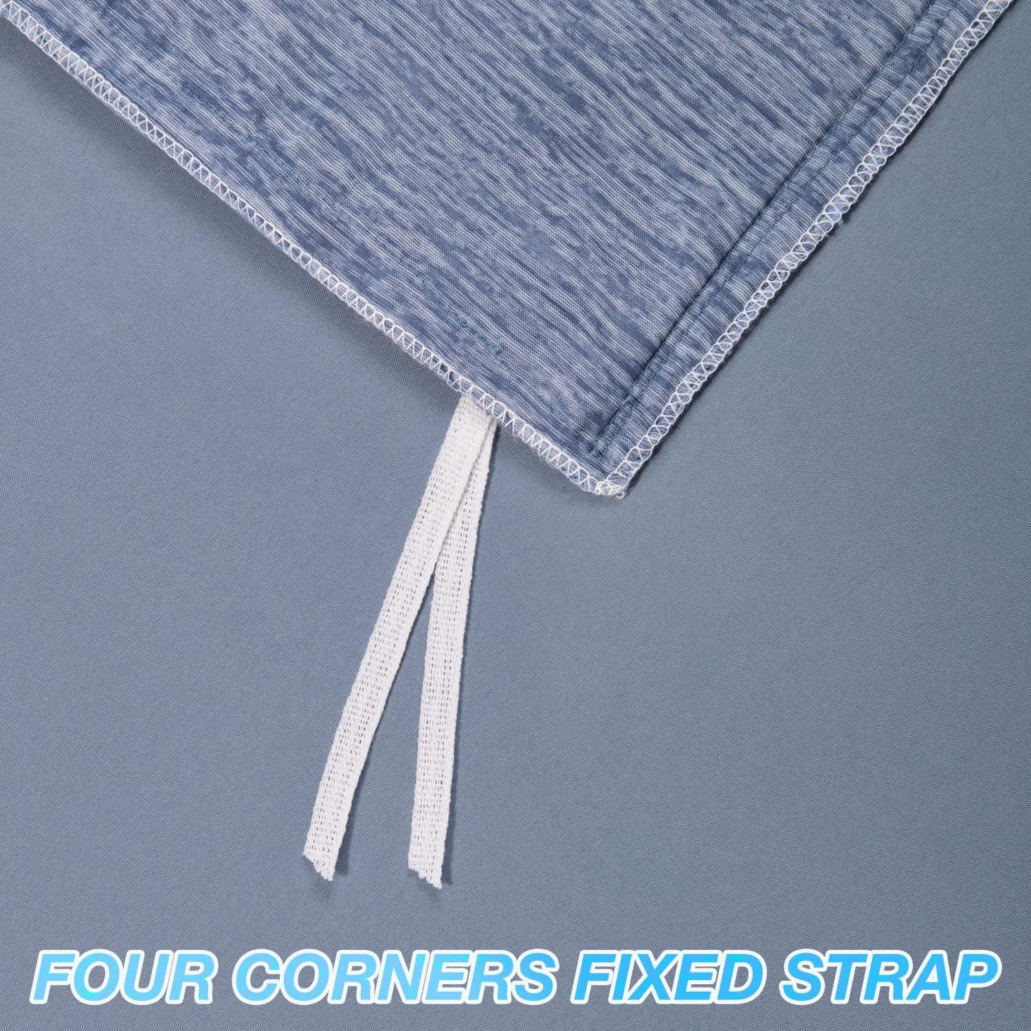 Funda de Manta con Peso EXQ Home 122x183 cm Azul Oscuro