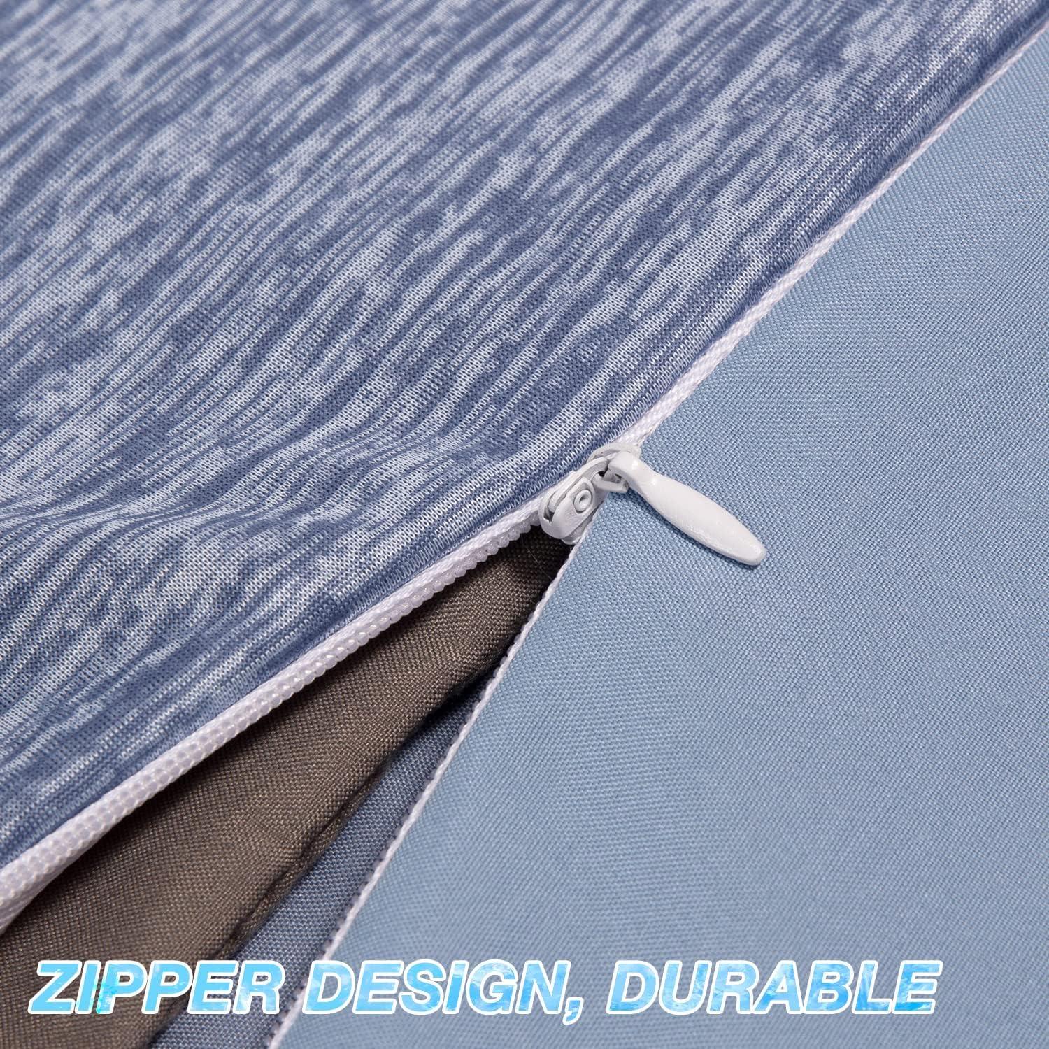 Funda de Manta con Peso EXQ Home 122x183 cm Azul Oscuro