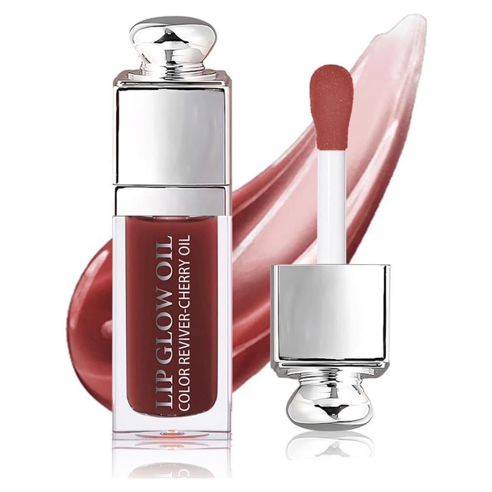 Aceite Hidratante Labial ZHAIXIU 5.67g Tono Mogano Brillo