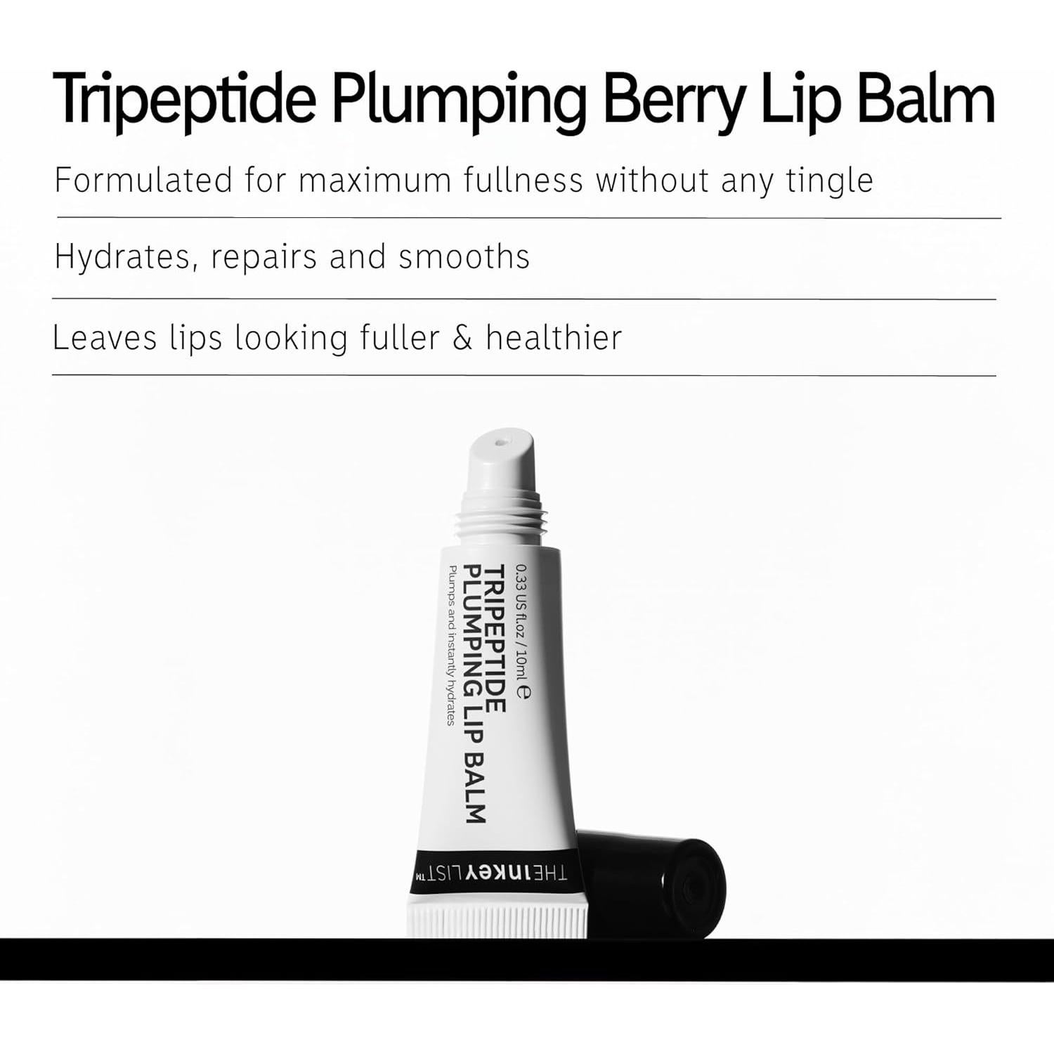 Bálsamo Labial Voluminizador El INKEY List 10ml Baya