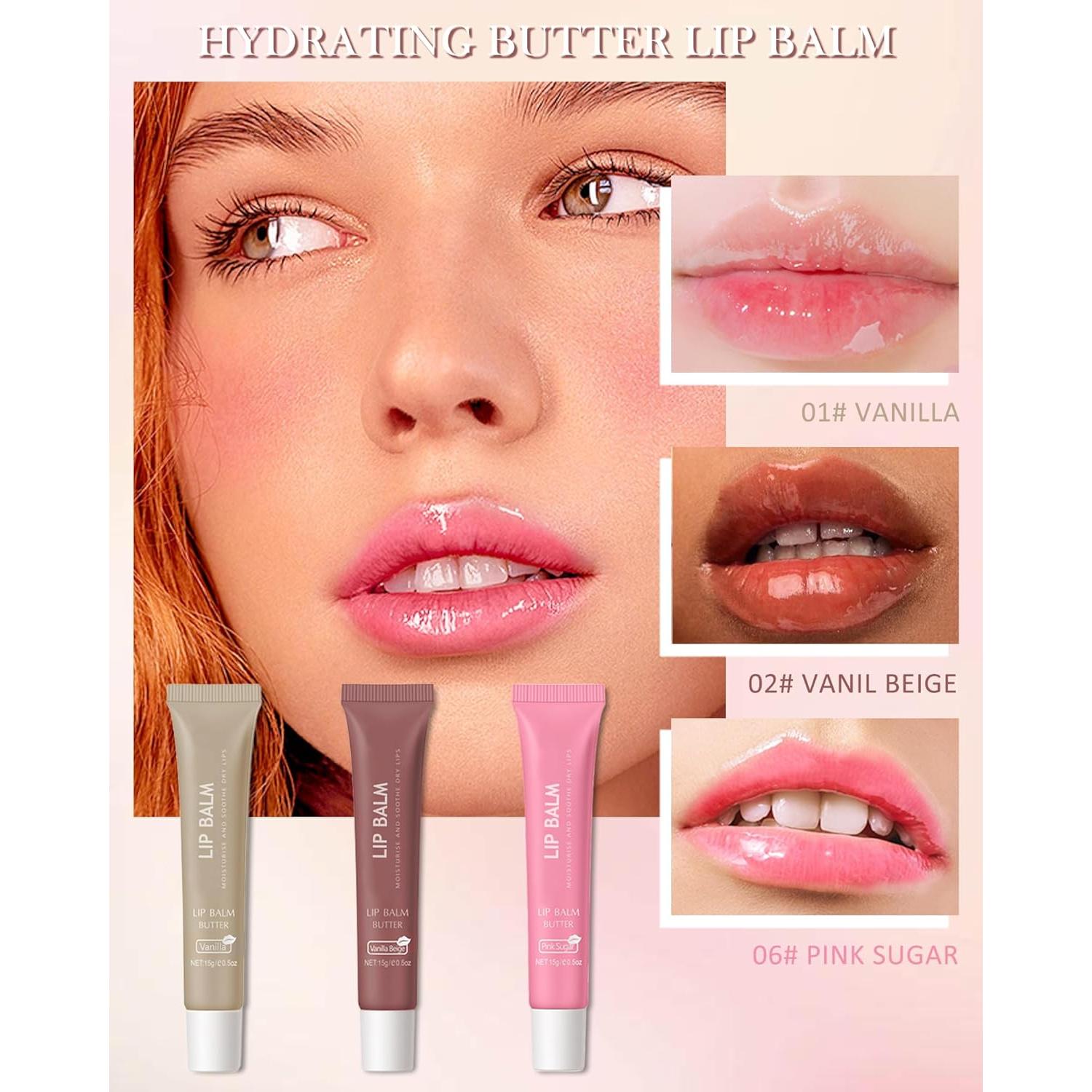 Kit de Bálsamo Labial Hidratante LYSdefeu - 3 Colores