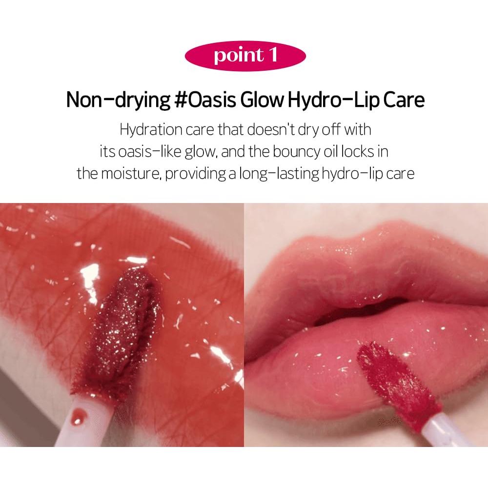 Tinte Labial Vegano ETUDE #5 Cereza 3.1g - Brillo Hidratante