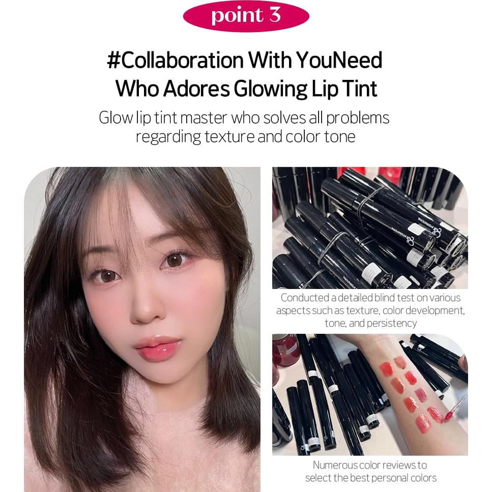 Tinte Labial Vegano ETUDE #5 Cereza 3.1g - Brillo Hidratante