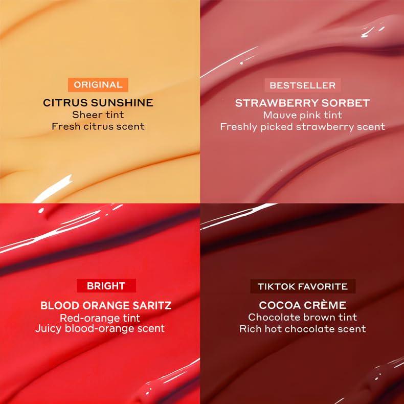 Set de 4 Brillos Labiales de Gel WHHWM - Hidratantes y Tinte Natural