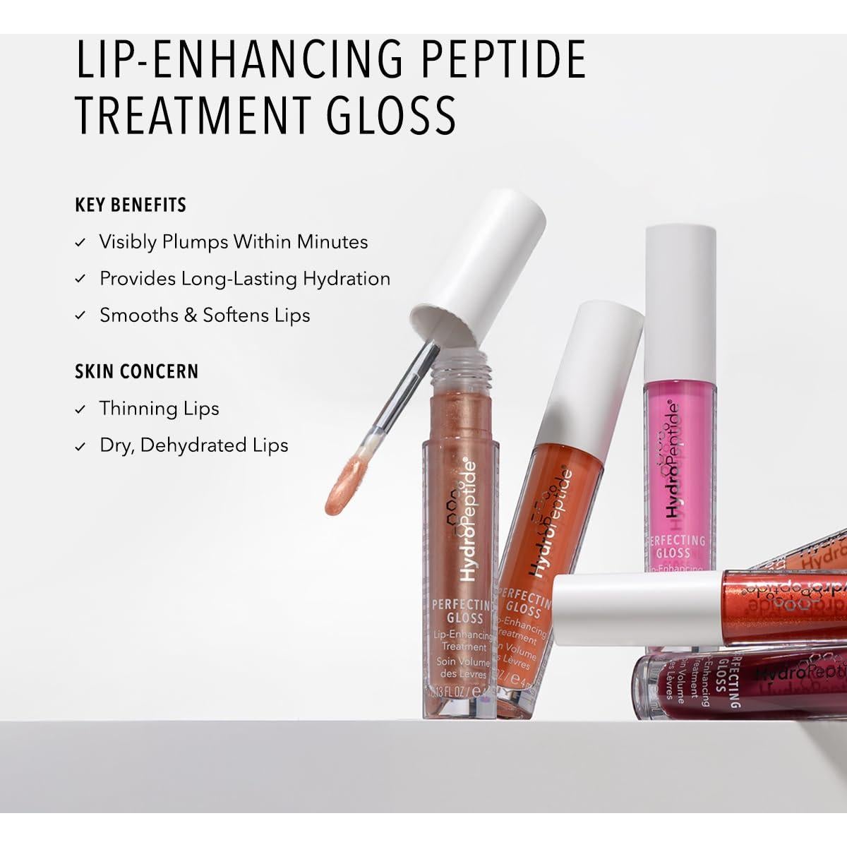 Brillo Voluminizador para Labios HydroPeptide Perla Nude 22.68g