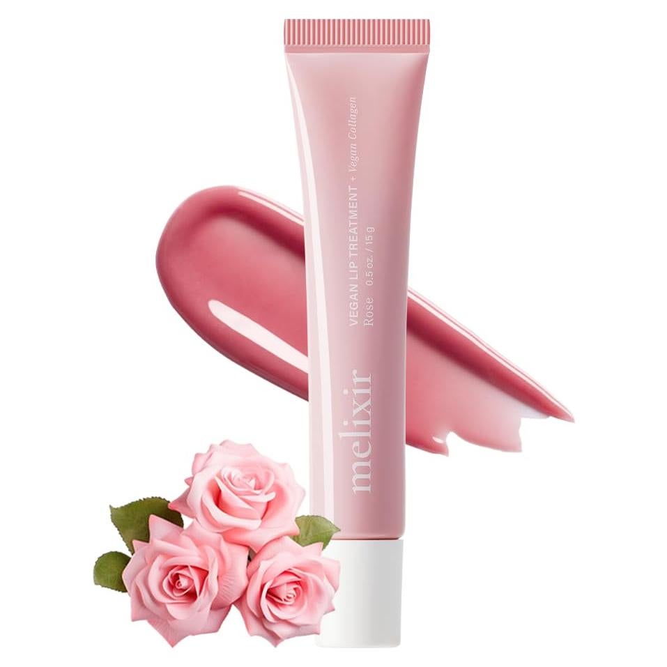Bálsamo Labial Vegano Melixir 15g - Hidratante y Brillante Rosa