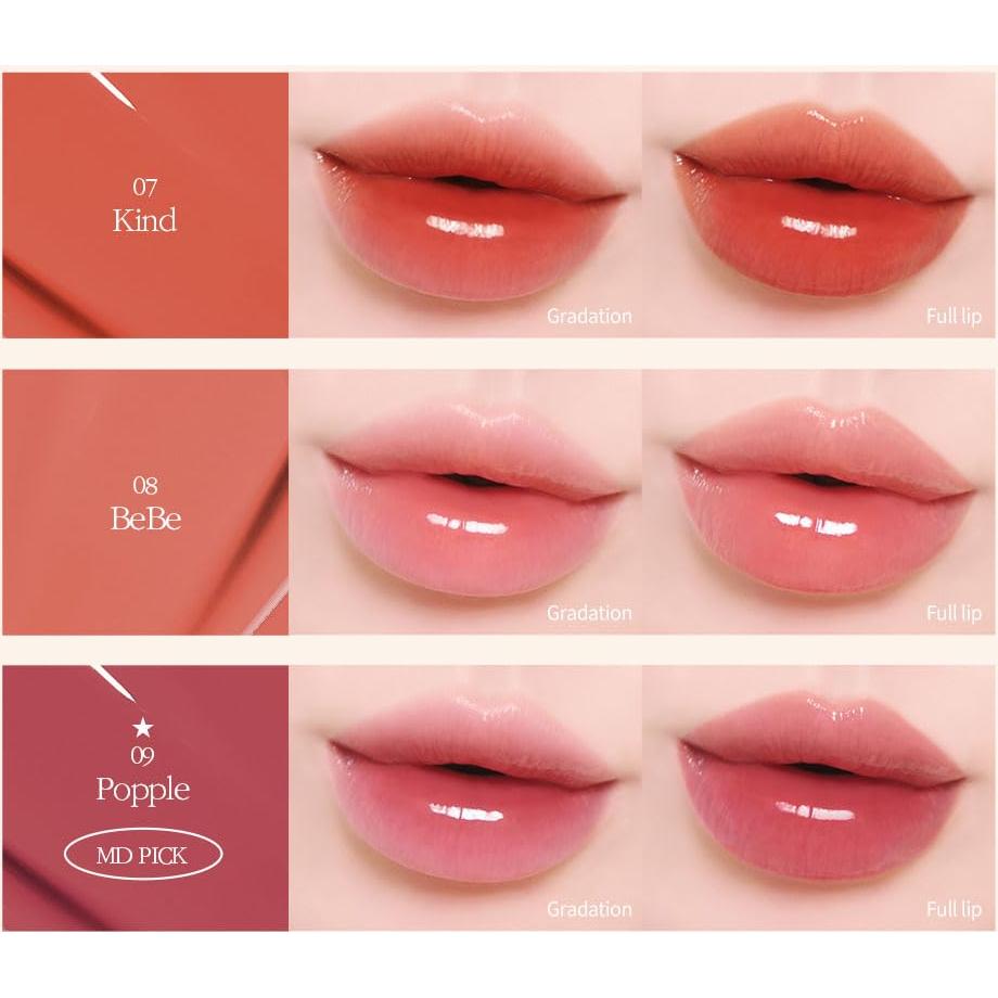 COSNORI Flow Wave Lip Tint 08 BEBE - Brillo Labios Vegano Hidratante
