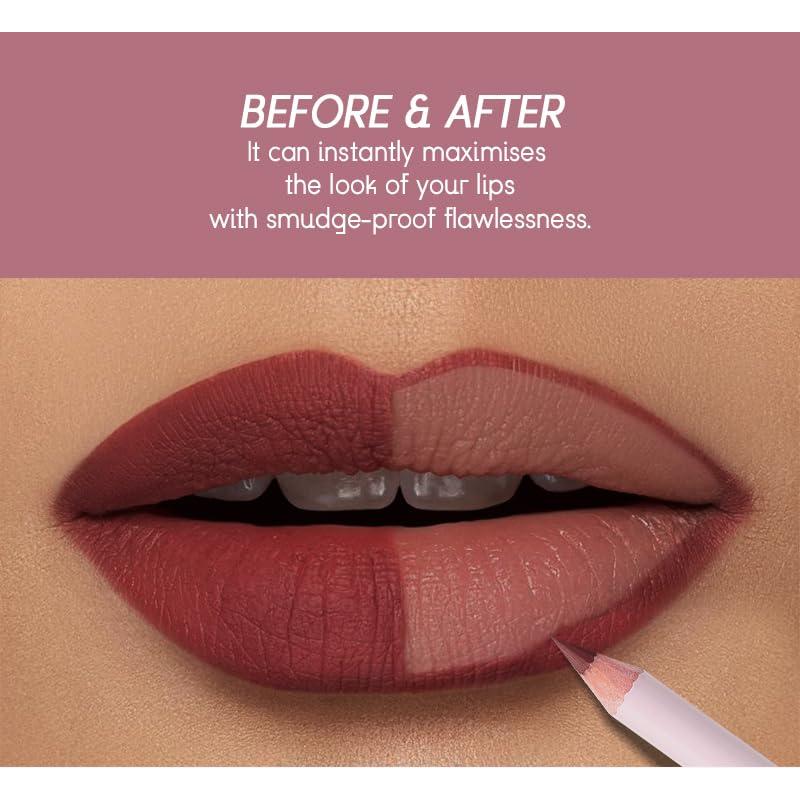 Conjunto Labial y Delineador USHAS 2 en 1 Mate S9 1 Cuenta