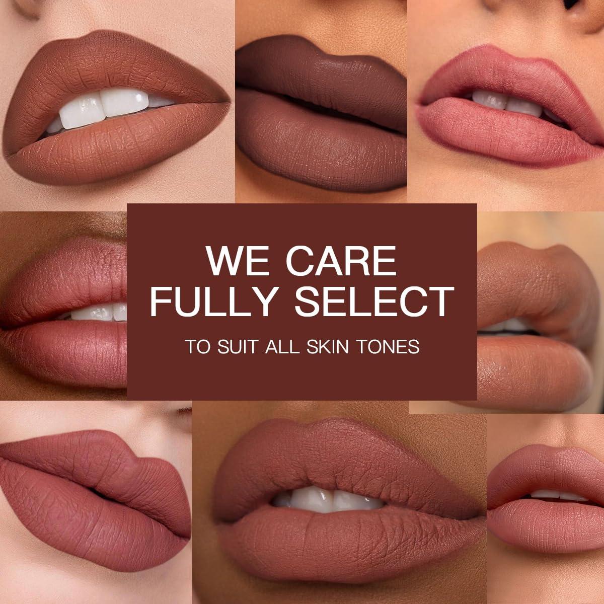 Conjunto Labial y Delineador USHAS 2 en 1 Mate S9 1 Cuenta