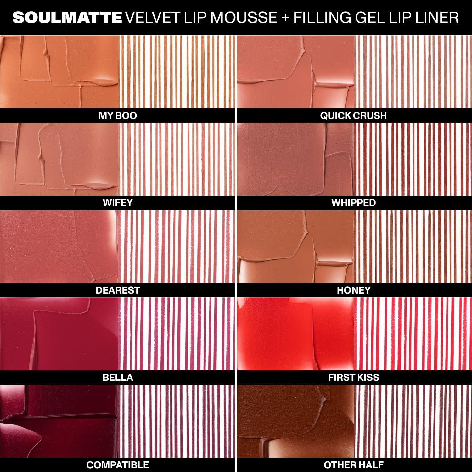 Lápiz Labial en Gel Morphe Soulmatte - Color Batido 0.198 g