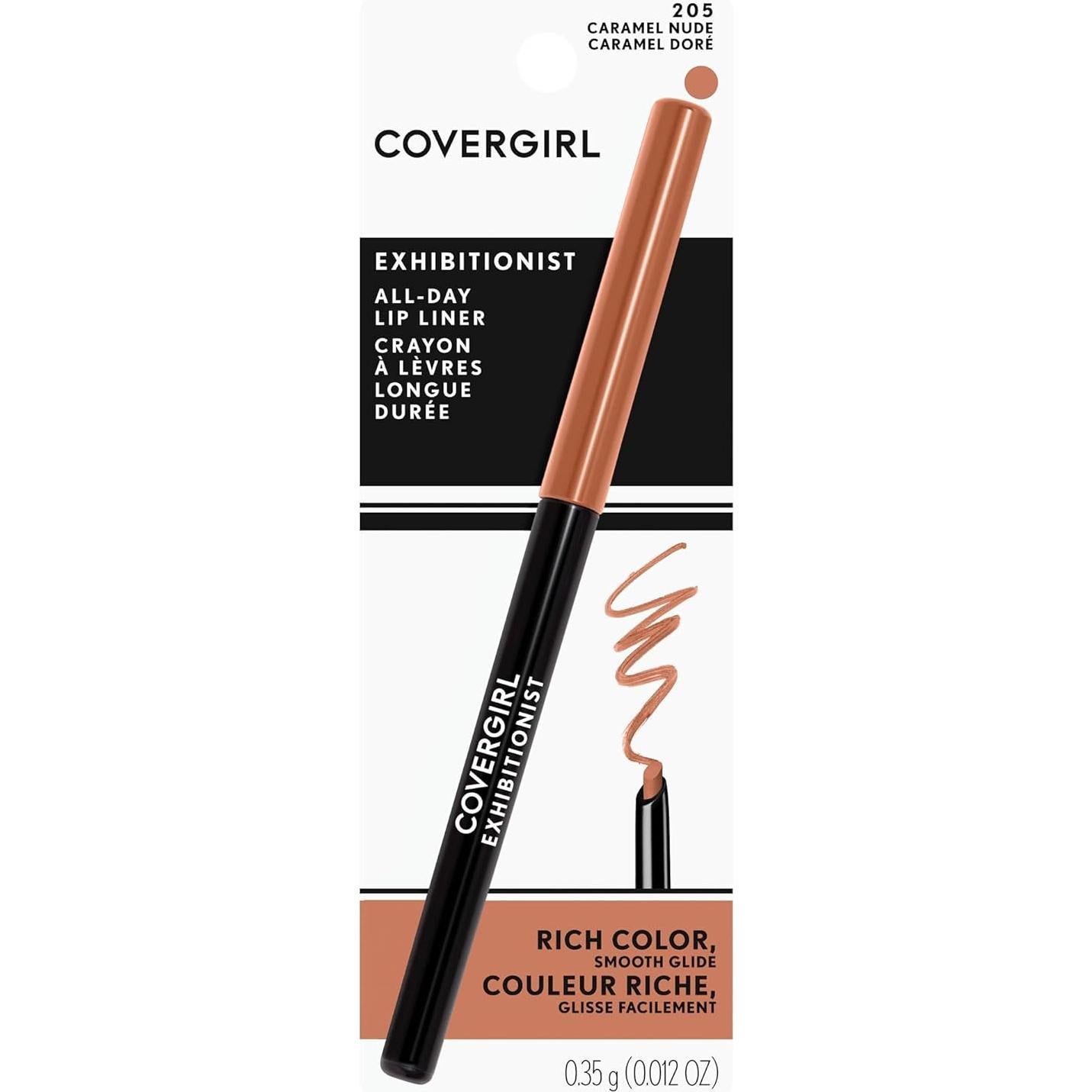 Lápiz Labial Exhibitionist COVERGIRL Caramelo Nude 205 0.34g