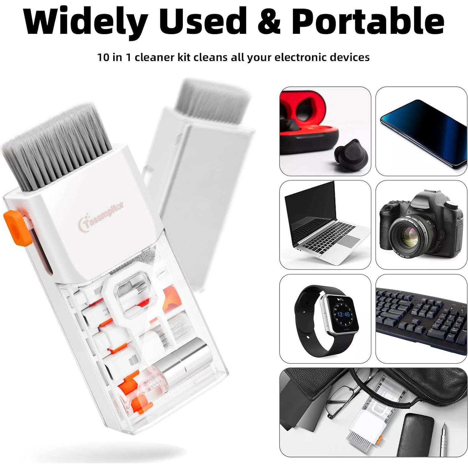 Kit de limpieza 10 en 1 Tassmpitor para teclado y pantalla