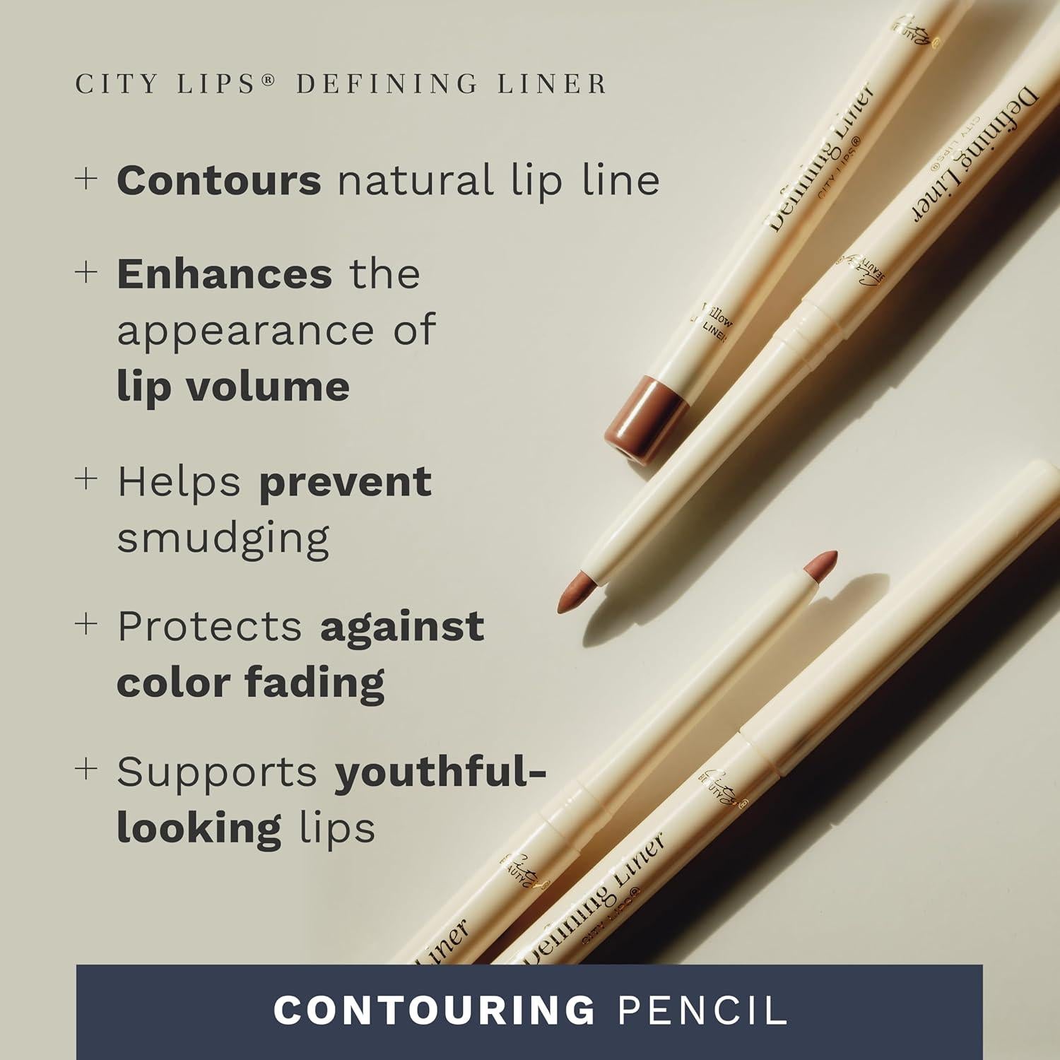 Lápiz Labial Definidor City Beauty - Sauce (Nude Frío) 17.86g