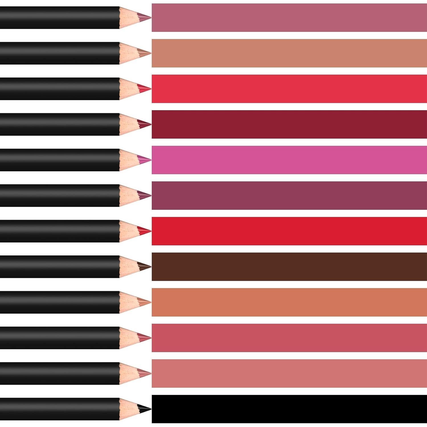 Conjunto de 12 Delineadores de Labios IS'MINE - Larga Duración