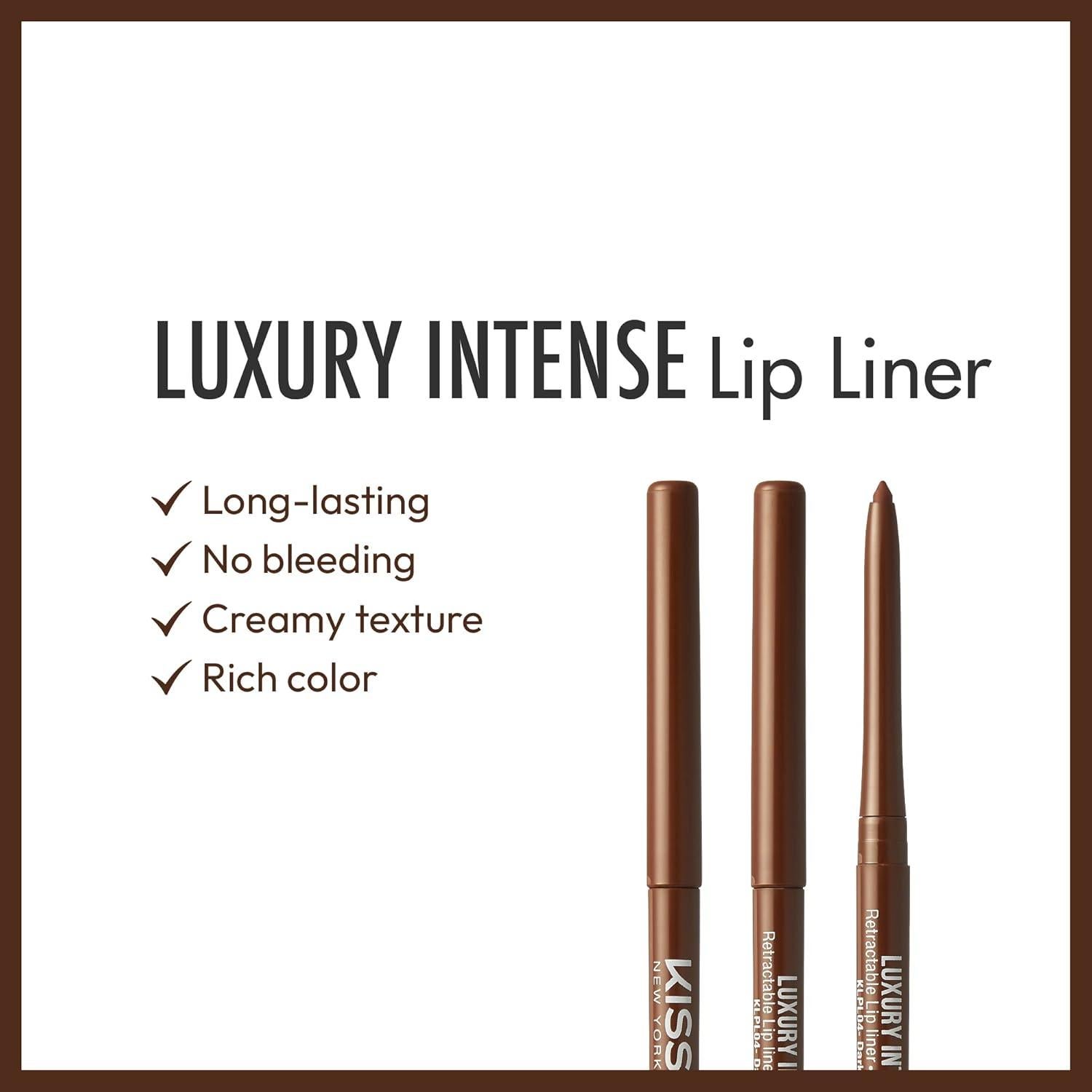 Lápiz Labial Profesional Ivy - Marrón Oscuro, 3 Piezas