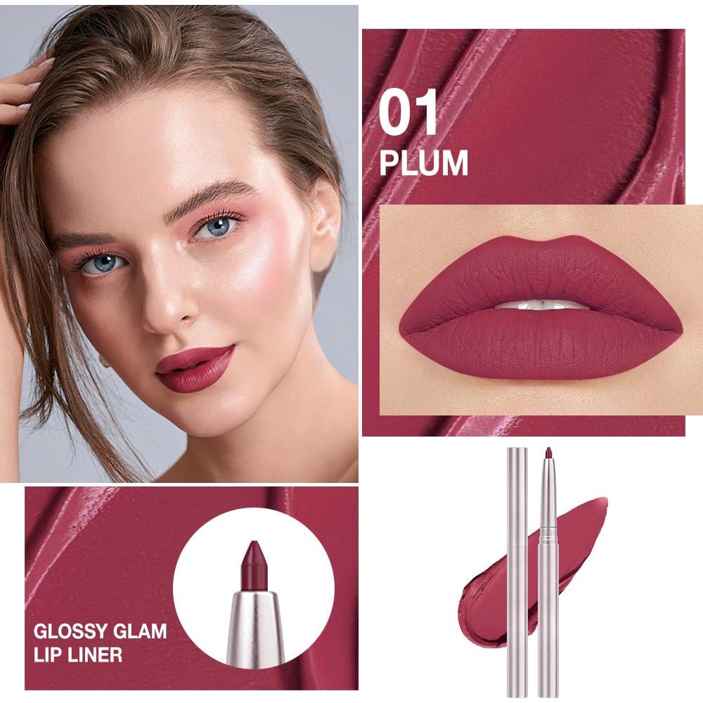 Delineador de Labios Retráctil FeiCuiYun 07#Ciruela Mate