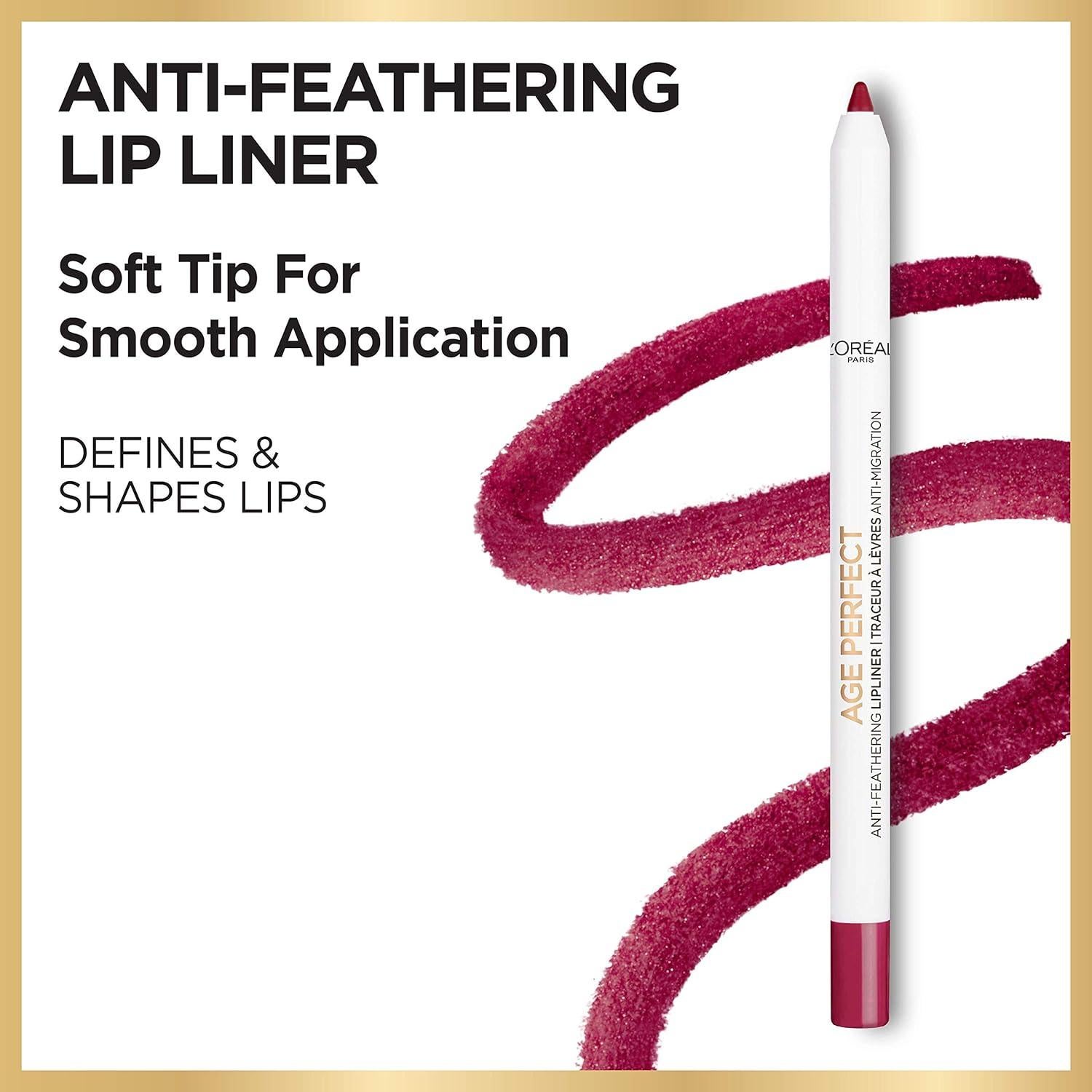 Lápiz Labial Anti-Sangrado L'Oréal Paris Age Perfect 1.13g Mocha
