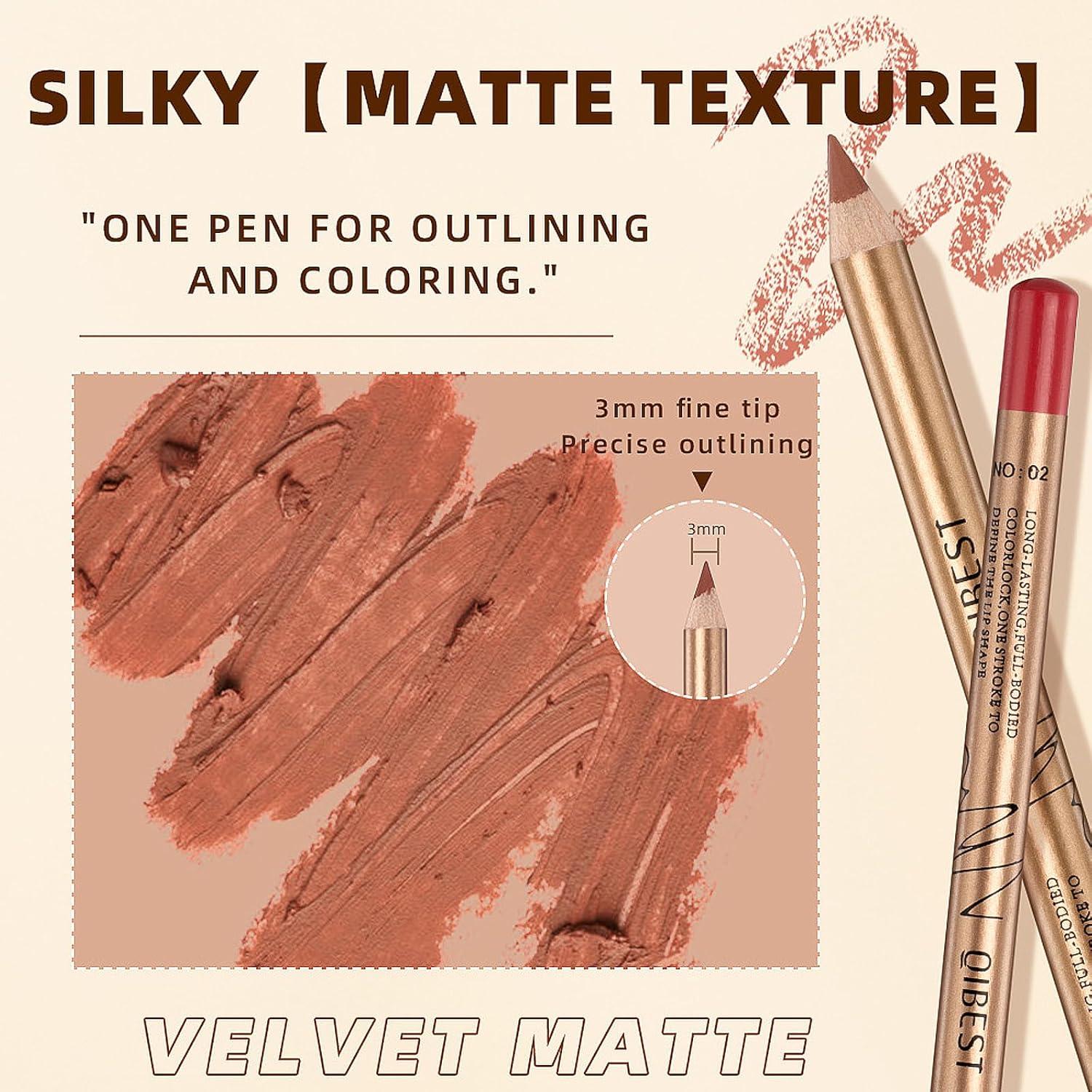 Juego de Lápices de Labios 12 Colores DENESTUP Alta Pigmentación