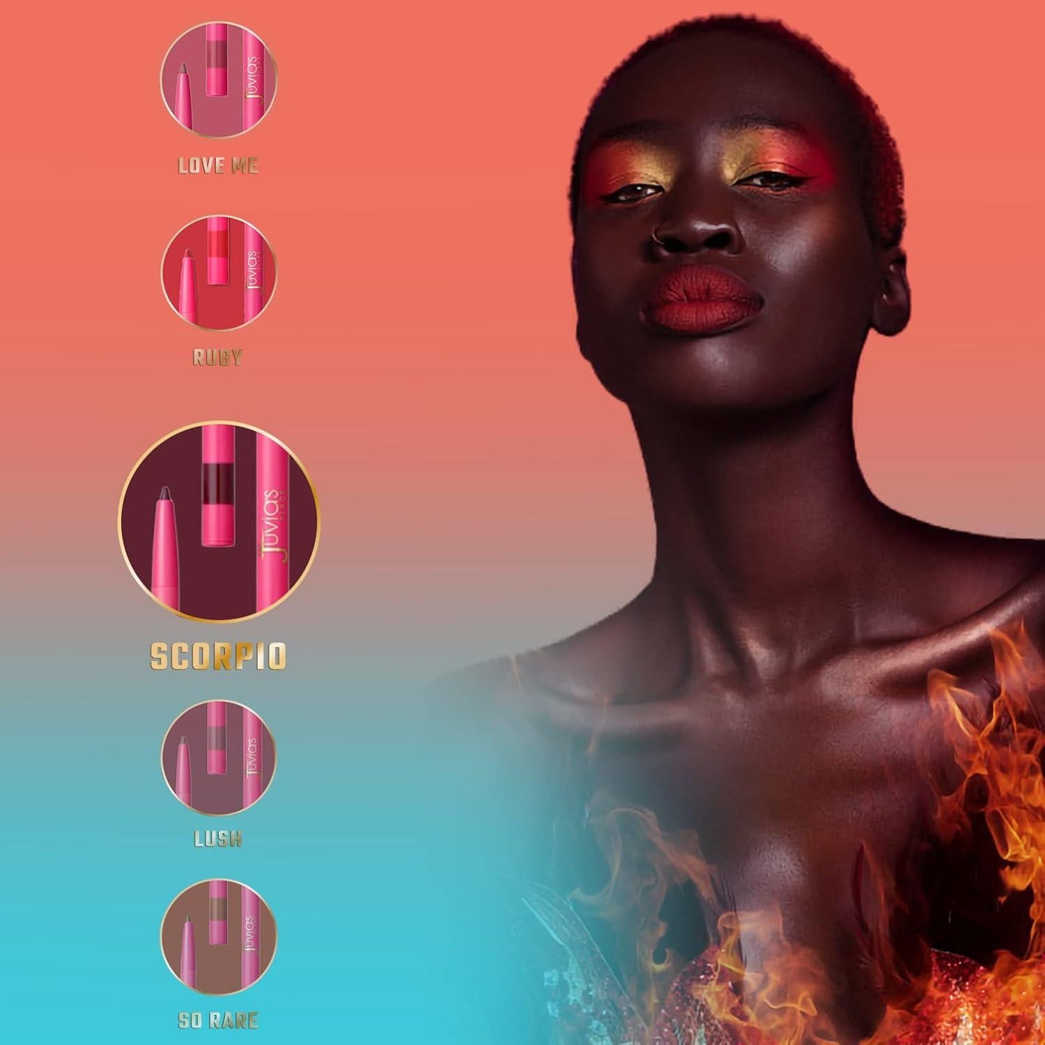 Lápiz Labial de Contorno Luxe Juvia's Place Escorpio 17.86g