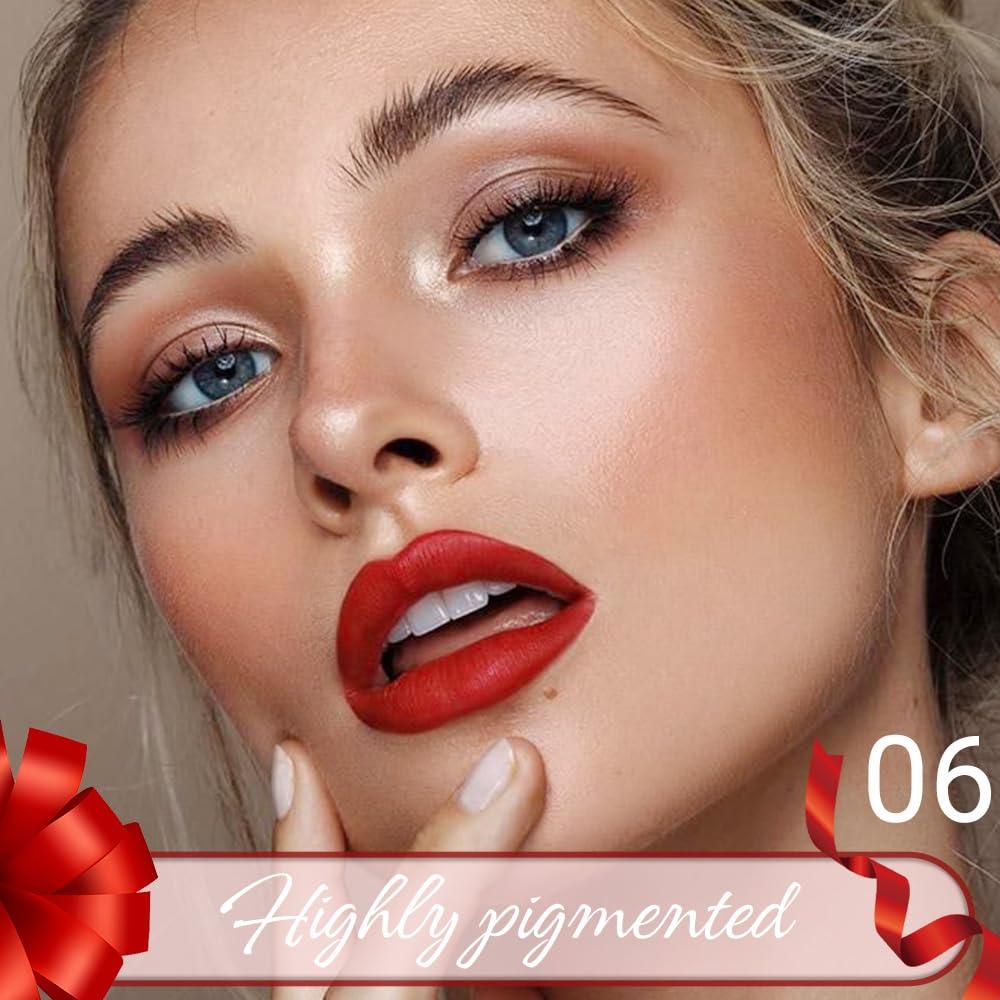 Lápiz Labial Mate JUAAZIN Rojo Clásico 1 Cuenta 32g
