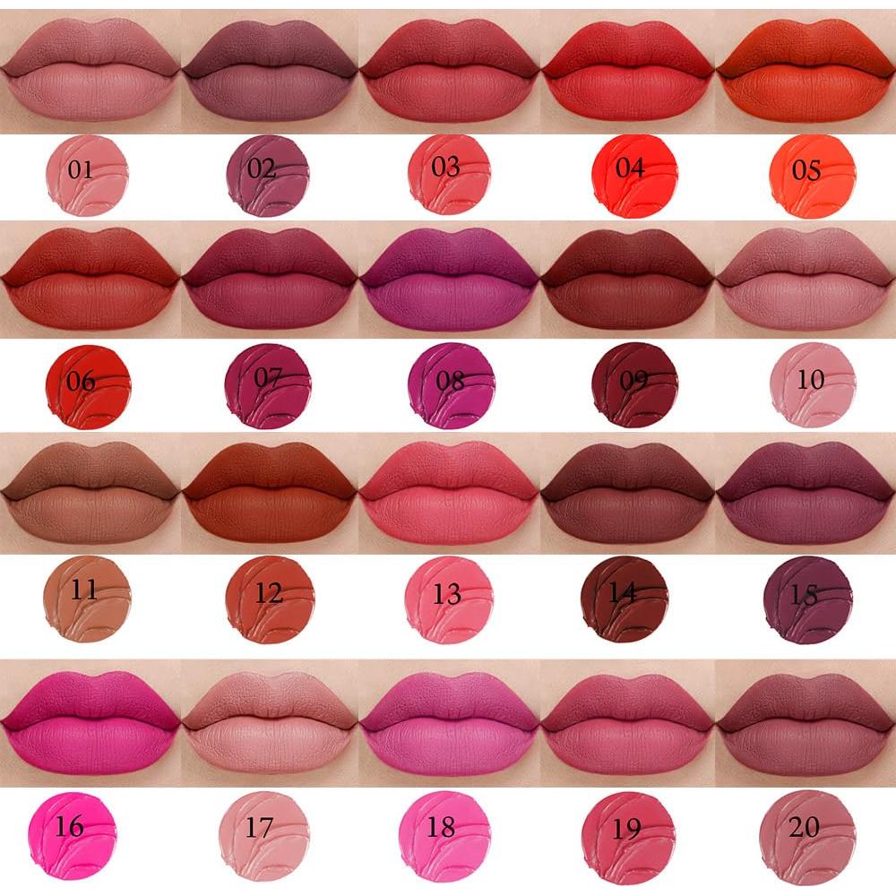 Lápiz Labial Mate JUAAZIN Rojo Clásico 1 Cuenta 32g