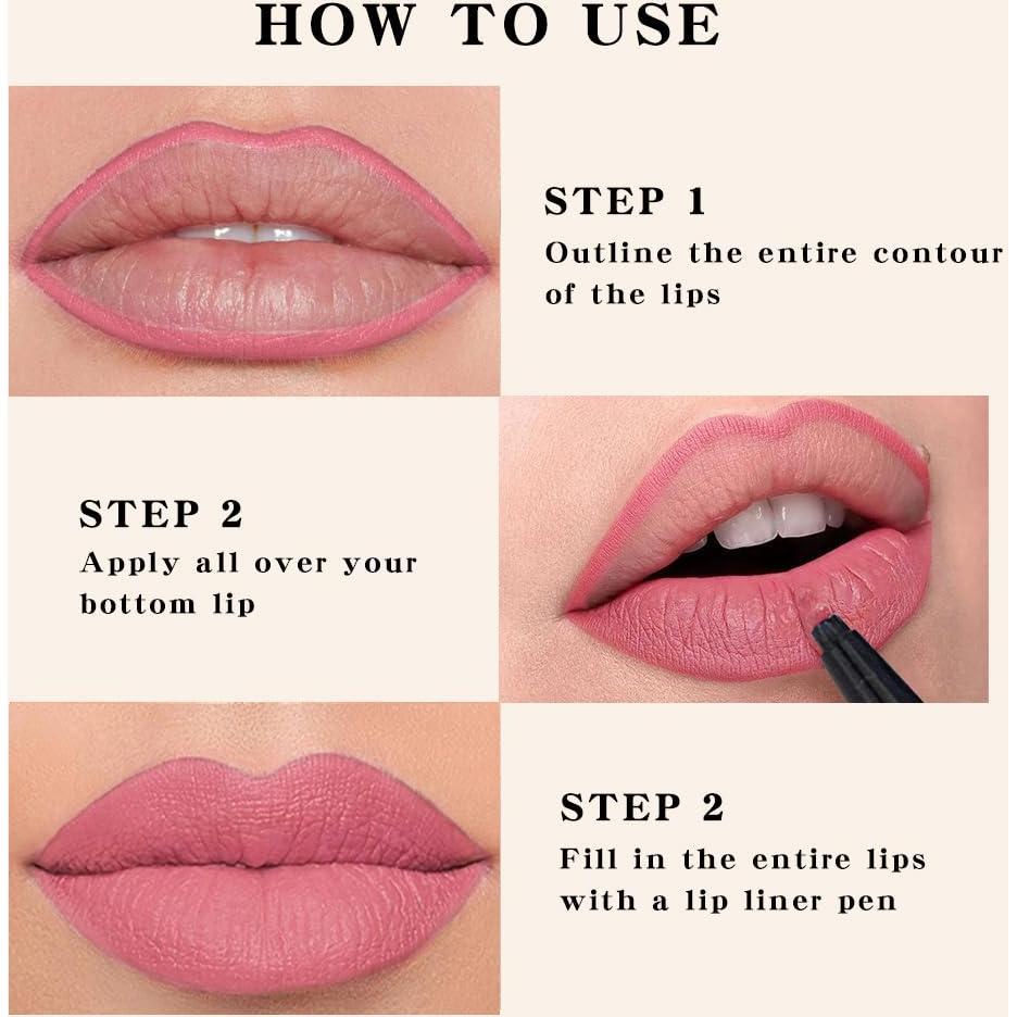 Lápiz Labial Líquido evpct Rosa Cálido Mate 0.59 ml