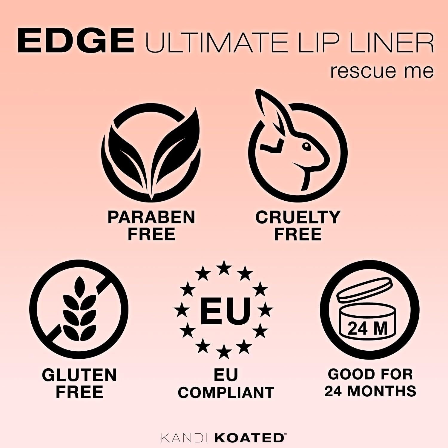 Lápiz Delineador de Labios Kandi Koated Rescue Me - Vegano