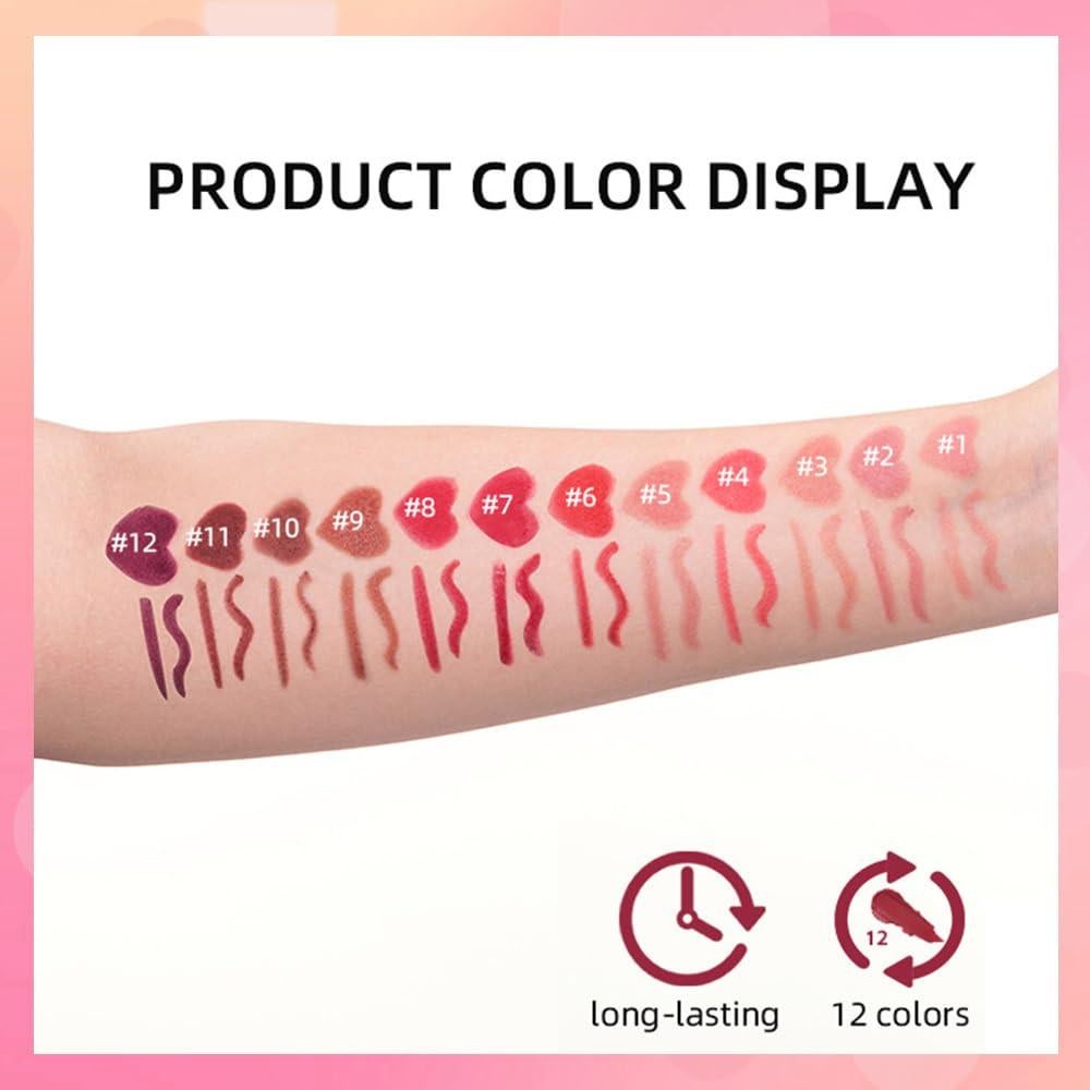 Juego de 4 Lápices de Labios Retráctiles CAKAILA Mate 24h