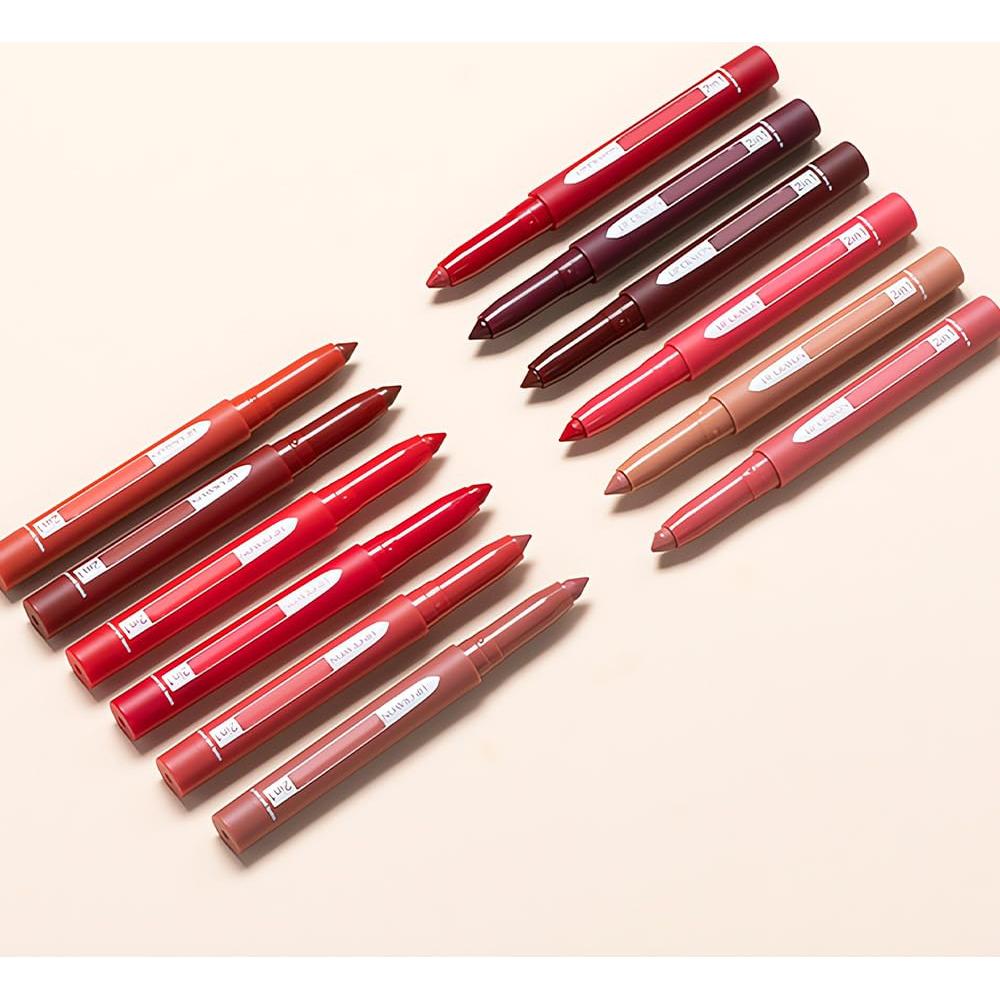 Juego de 4 Lápices de Labios Retráctiles CAKAILA Mate 24h