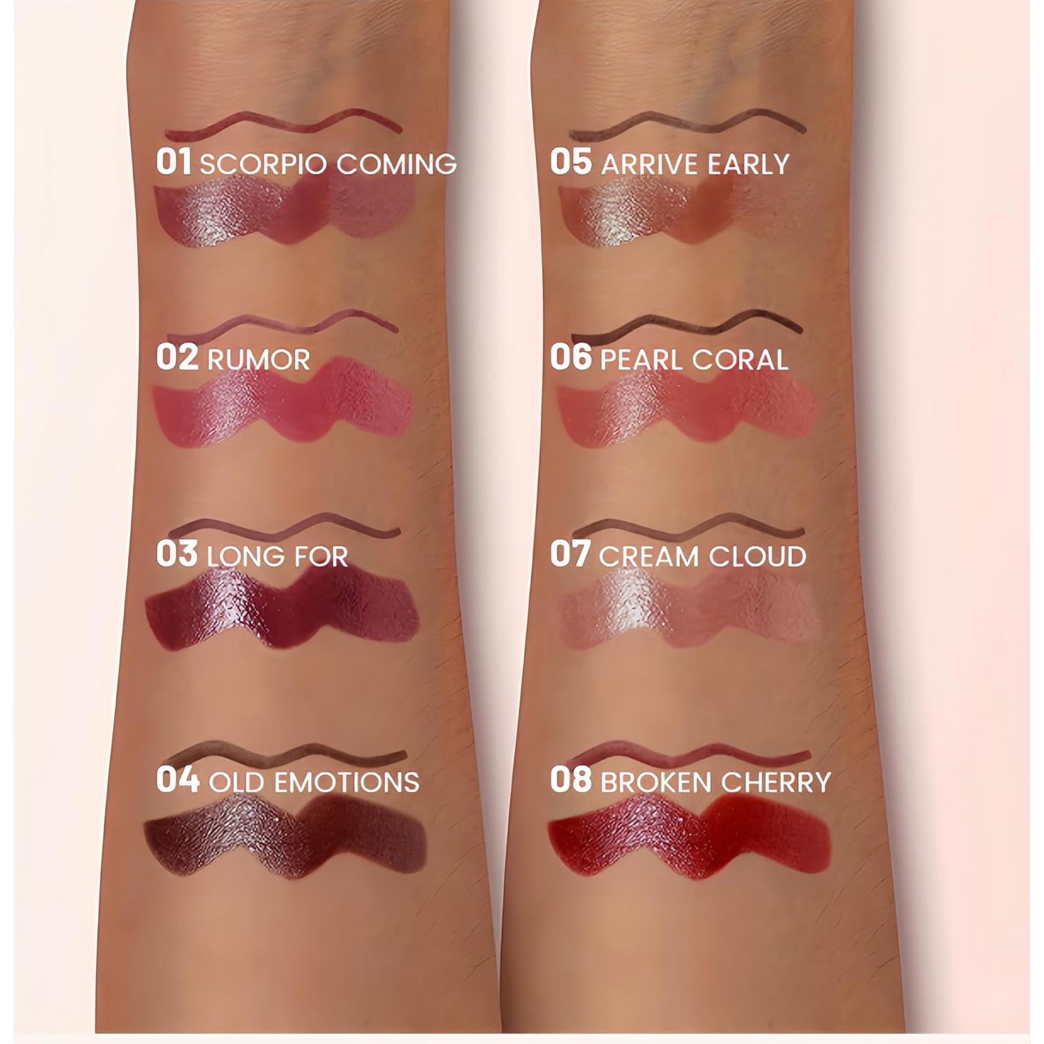 Juego de Lápiz Labial y Delineador Melemando 2PCS Hidratante