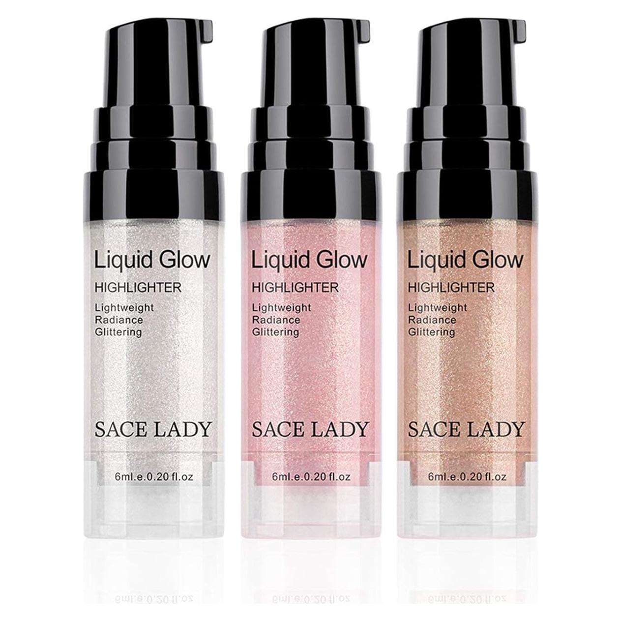 Set de Maquillaje Iluminador Líquido SACE LADY 3x6ml