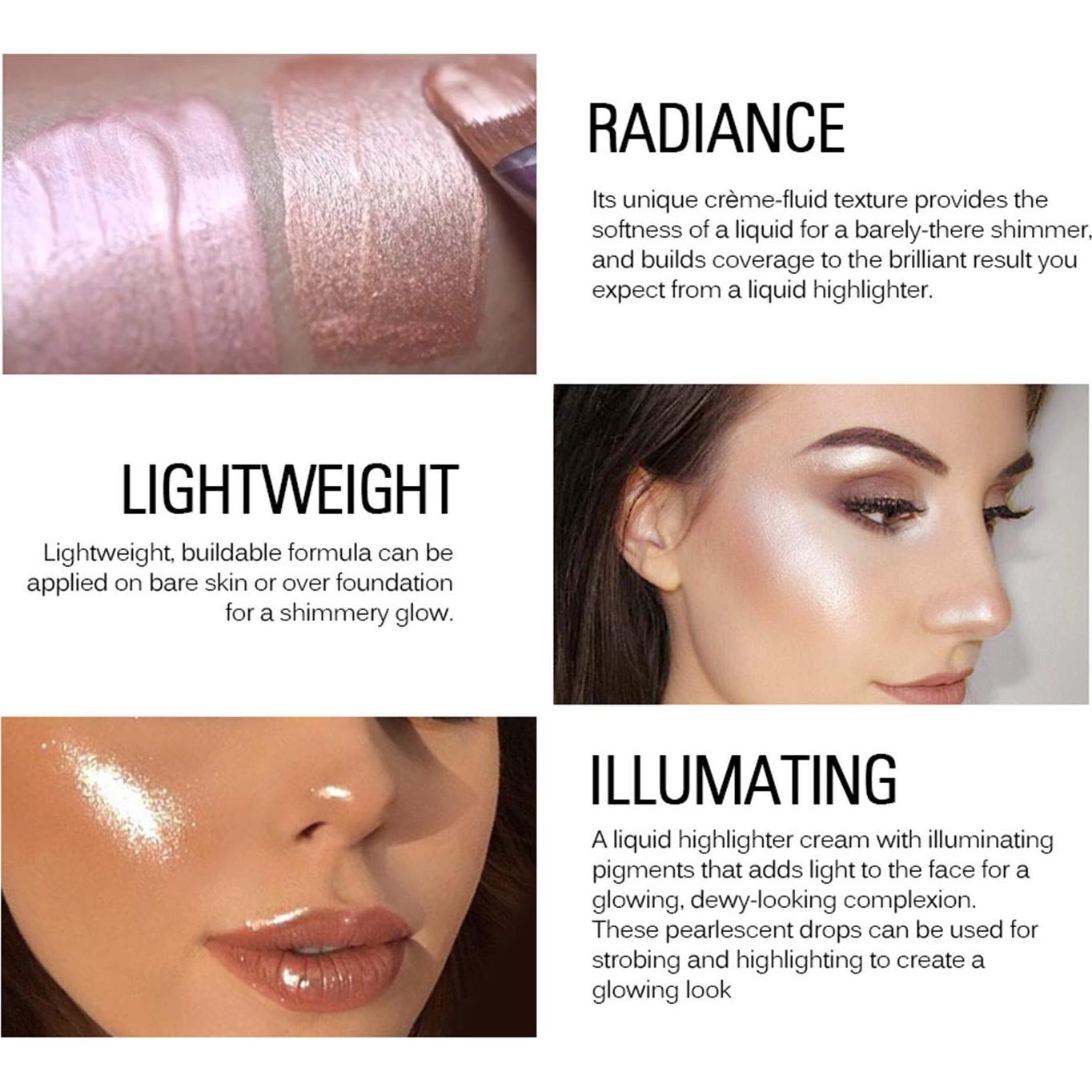 Set de Maquillaje Iluminador Líquido SACE LADY 3x6ml