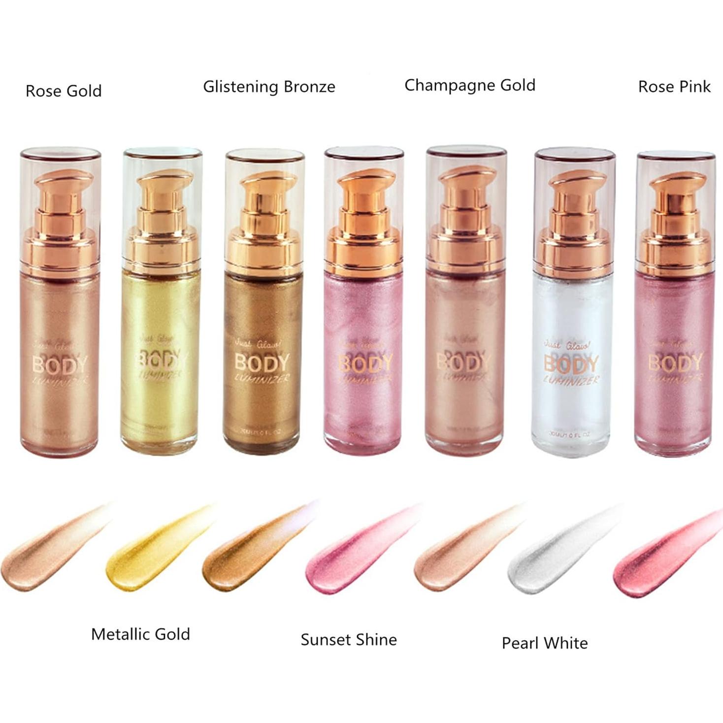 Iluminador Corporal MAEPEOR 30 ML Oro Champán Impermeable