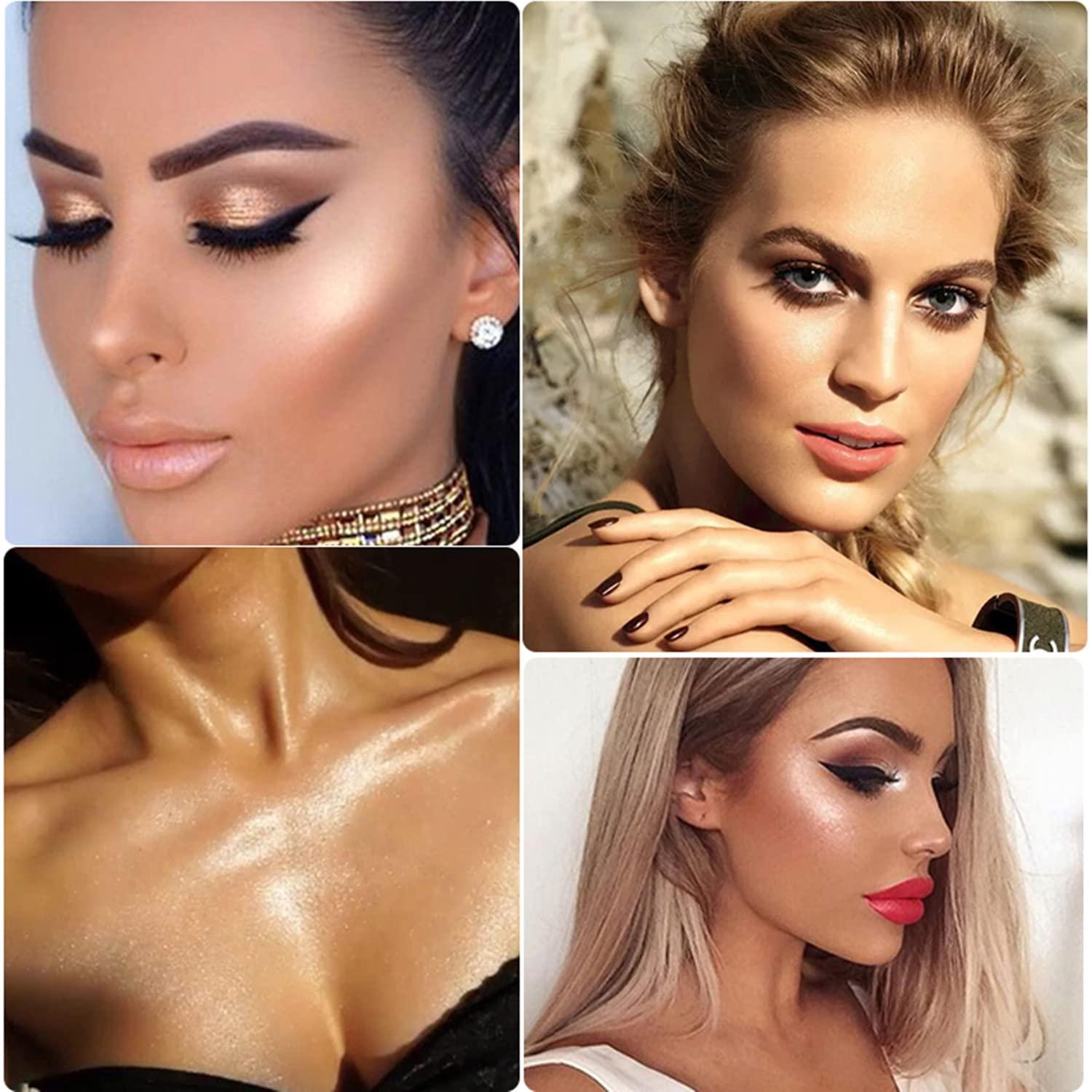 Iluminador Corporal MAEPEOR 30 ML Oro Champán Impermeable