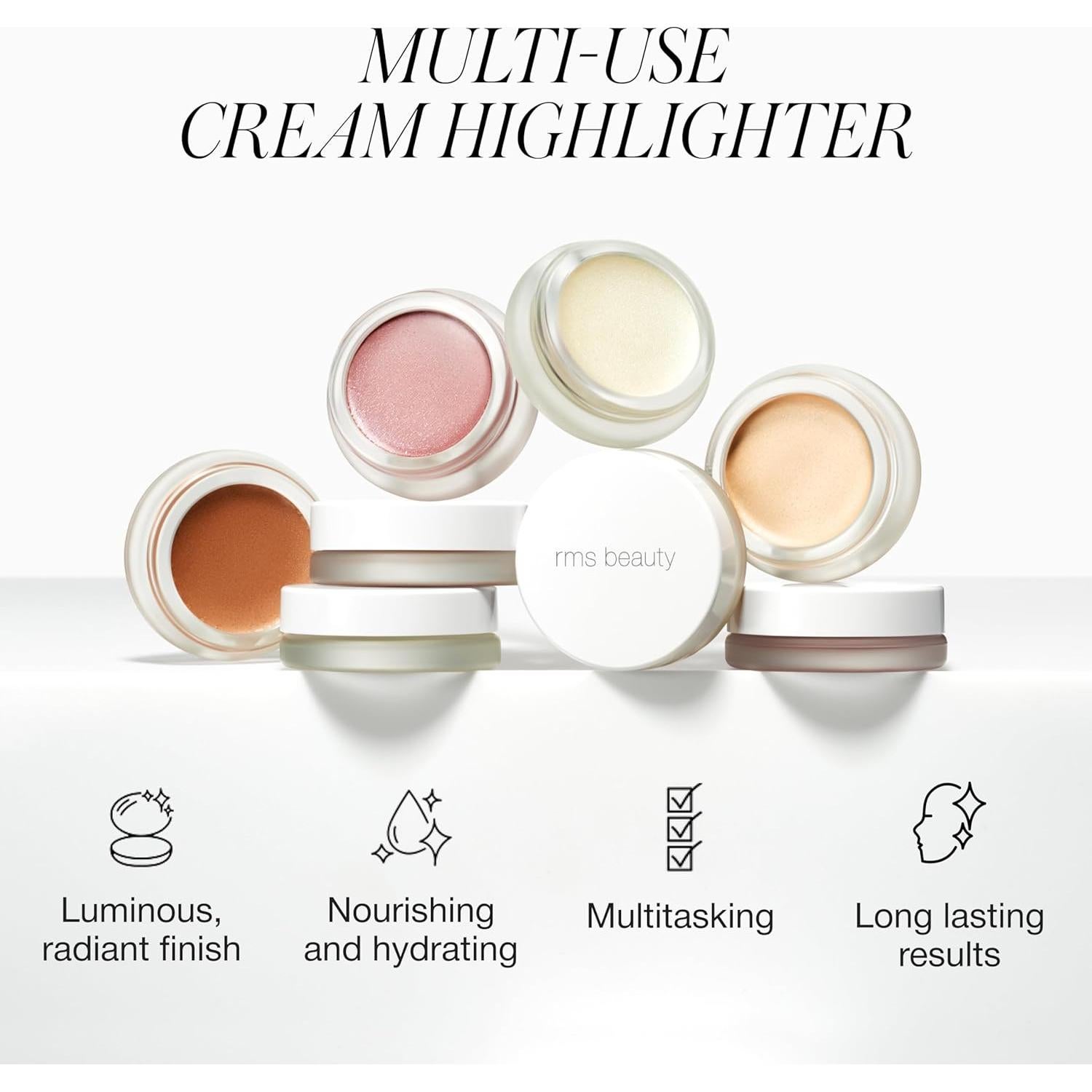 RMS Beauty Luminizer Crema Iluminador Facial 4.8g Color Living