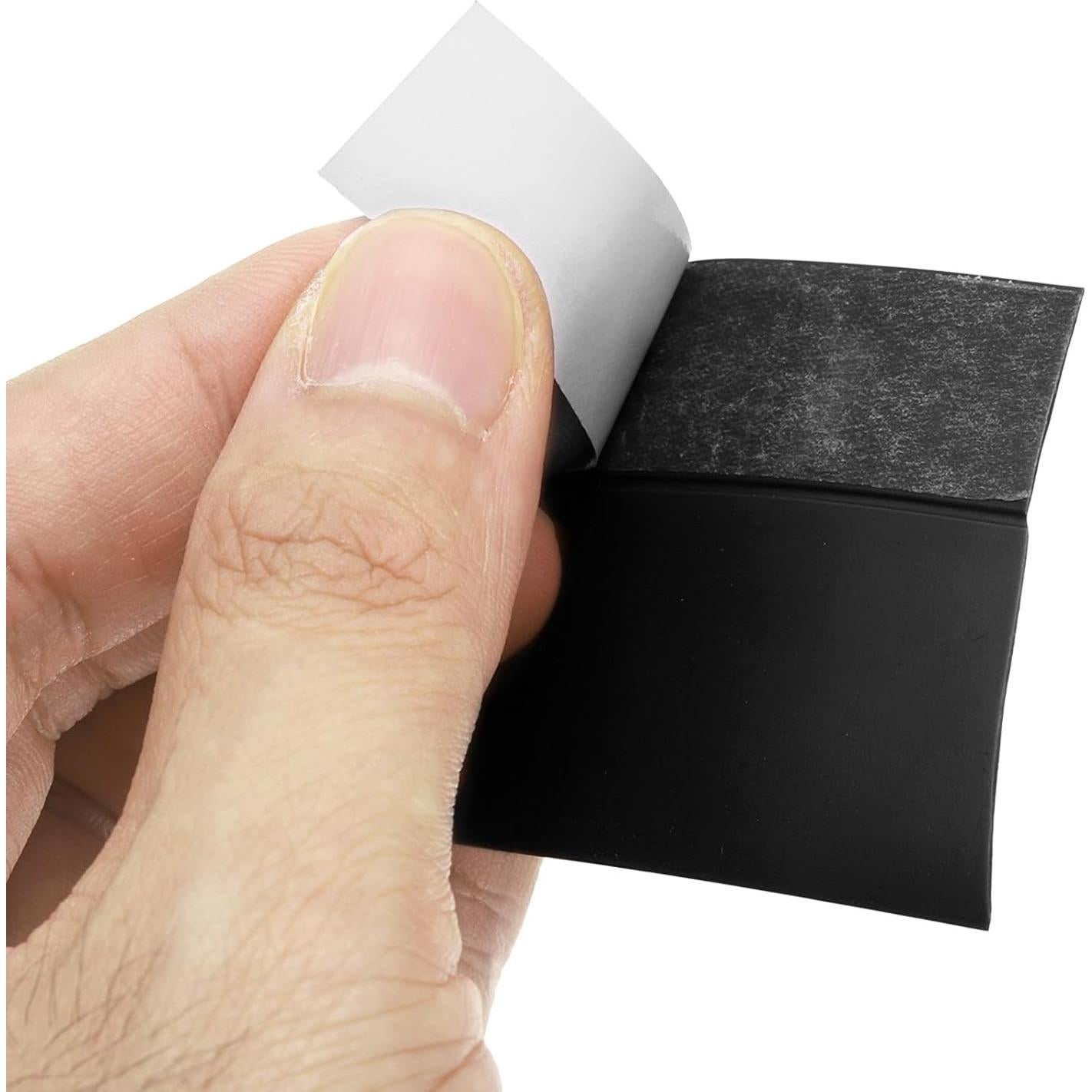 Sello de Puerta de Aislamiento HARFINGTON 5m x 25mm Silicona Negro