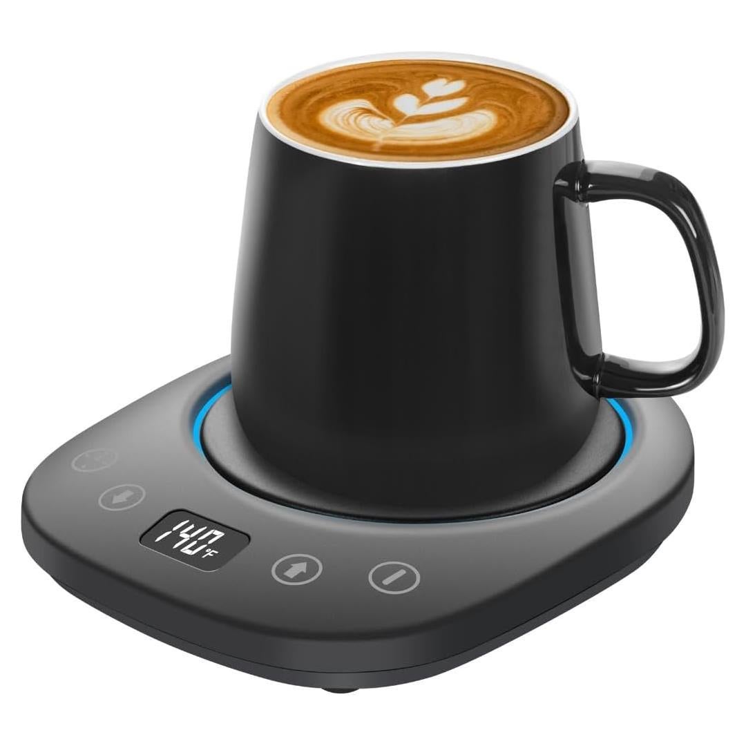 Calentador de Café HYRIXDIRECT con Taza y Cuchara 7 Temperaturas