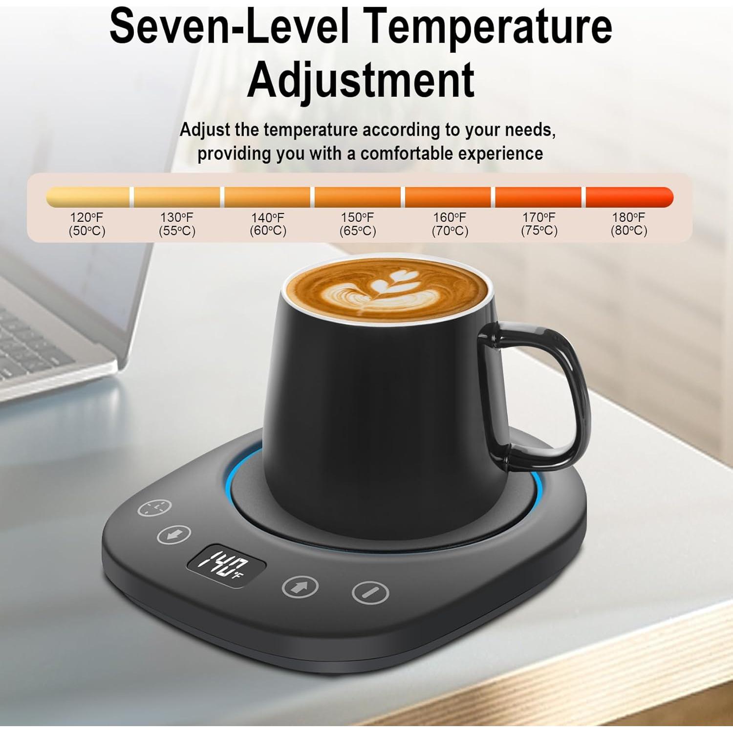 Calentador de Café HYRIXDIRECT con Taza y Cuchara 7 Temperaturas