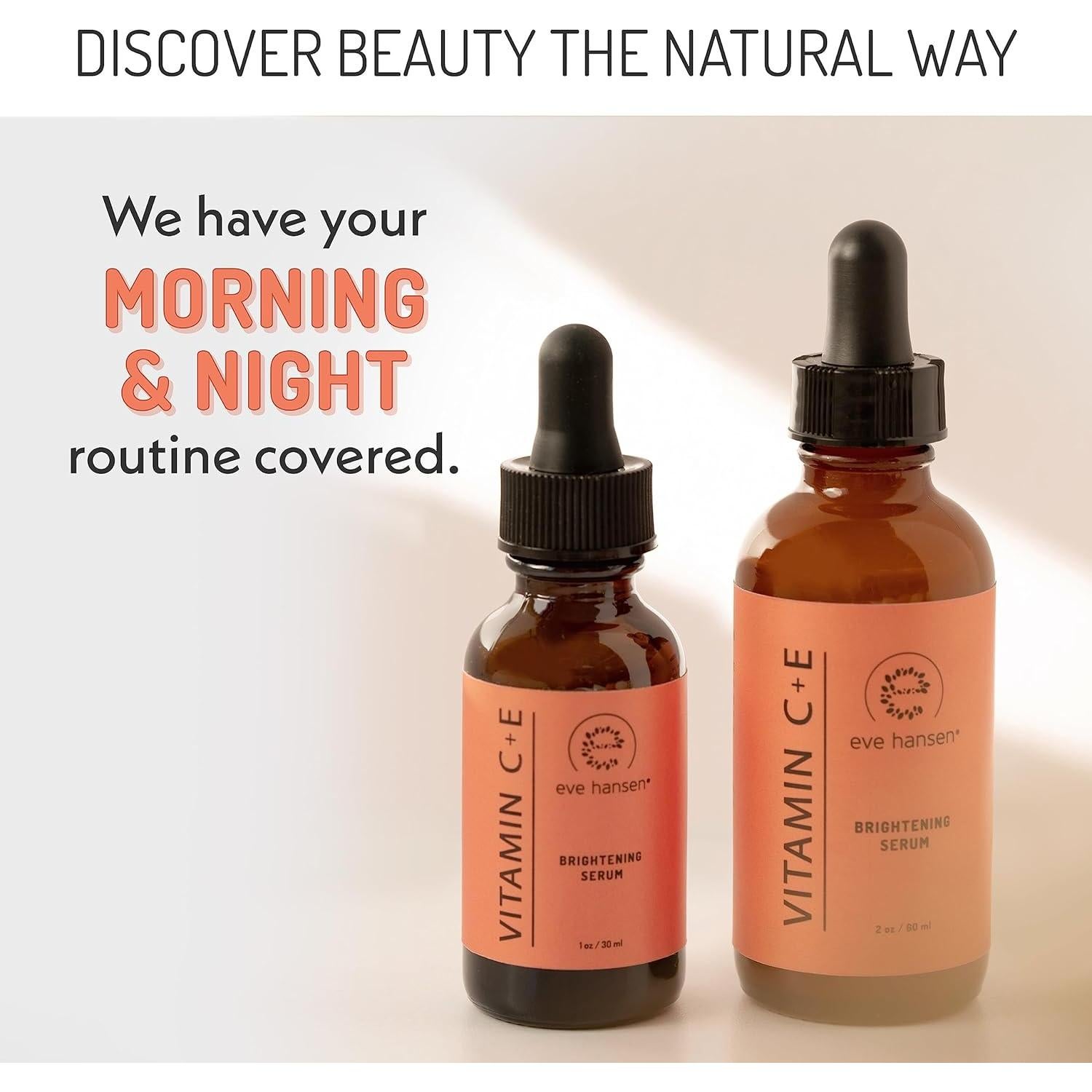 Suero Facial de Vitamina C Eve Hansen 30 ml - Hidratante con Ácido Hialurónico y Aloe Vera