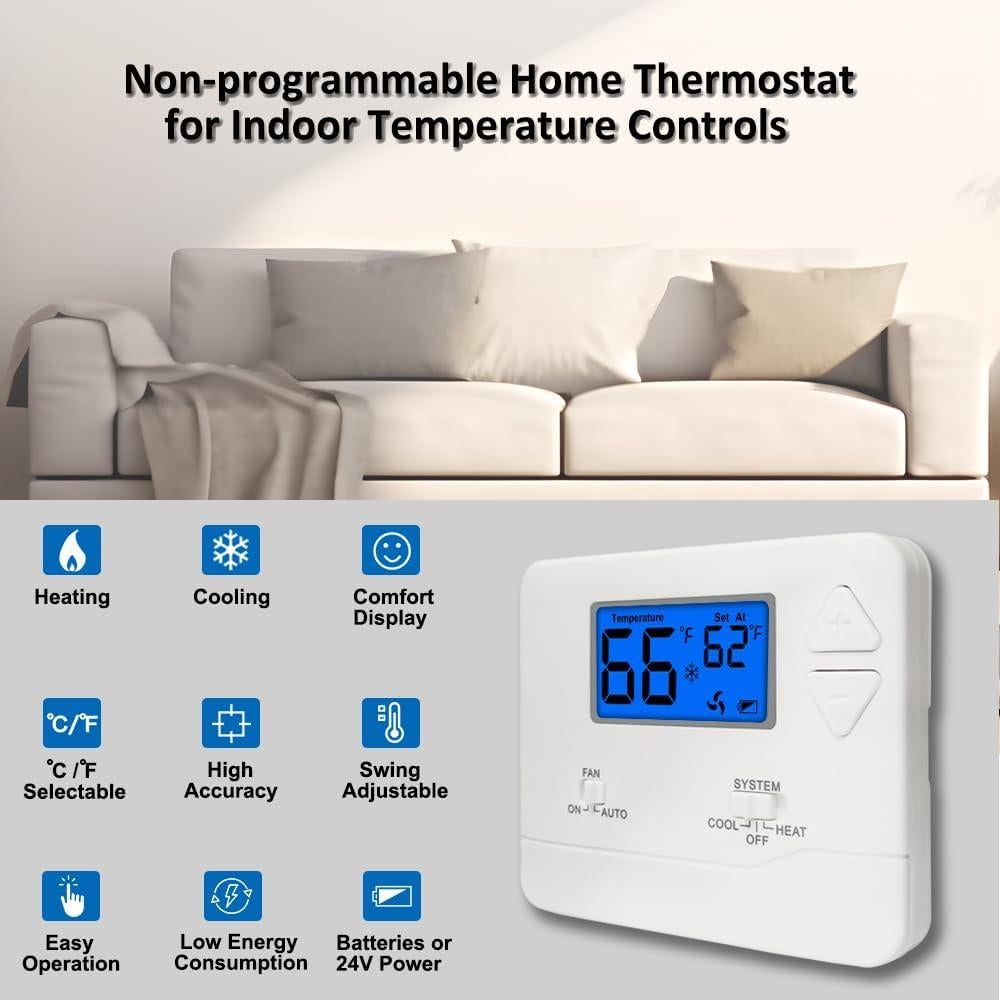 Termostato Digital Miuputake STN601 Azul 24V Ahorra Energía