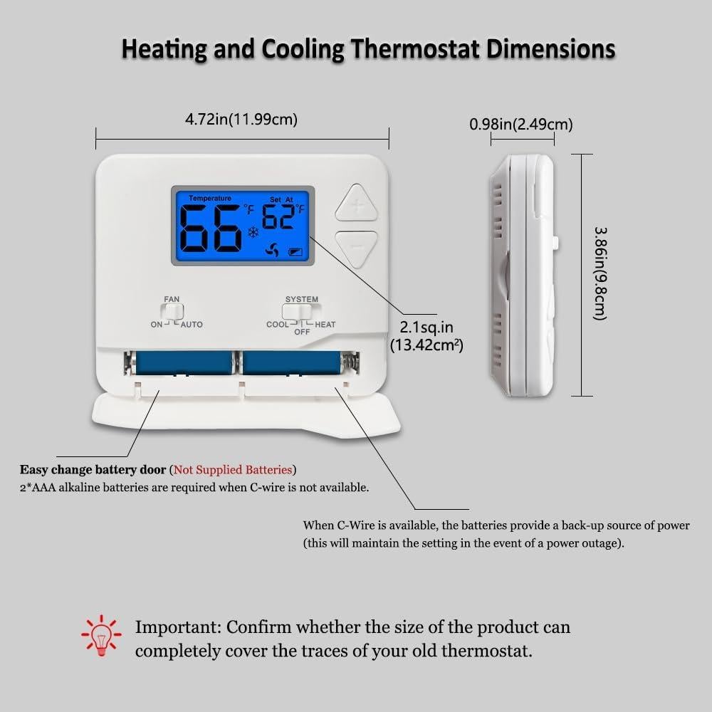 Termostato Digital Miuputake STN601 Azul 24V Ahorra Energía