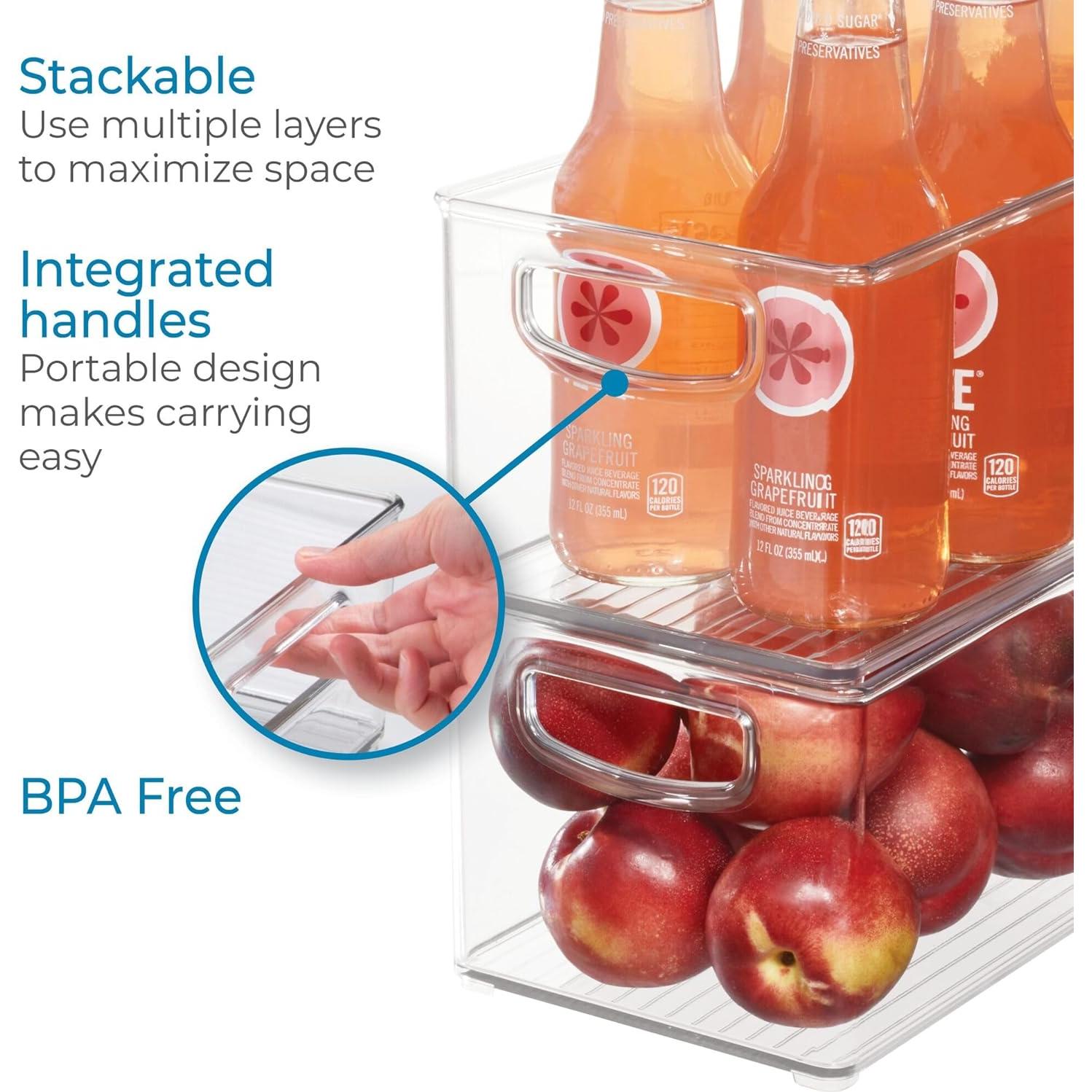 Contenedor Apilable iDesign para Despensa 25,4x15,2x12,7cm