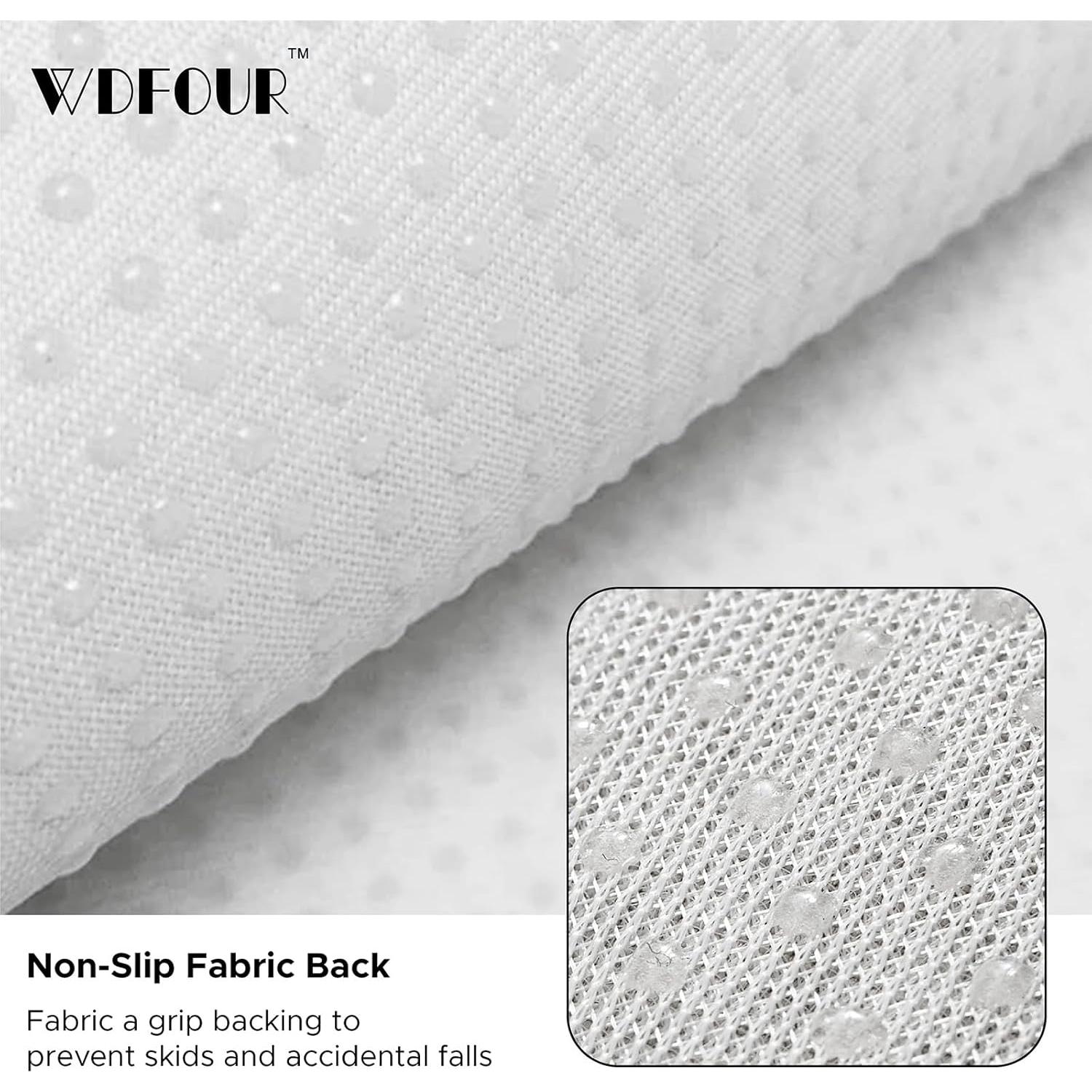 Cojín de Reposacabezas WdFour Espuma Viscoelástica Negro 33x14 cm