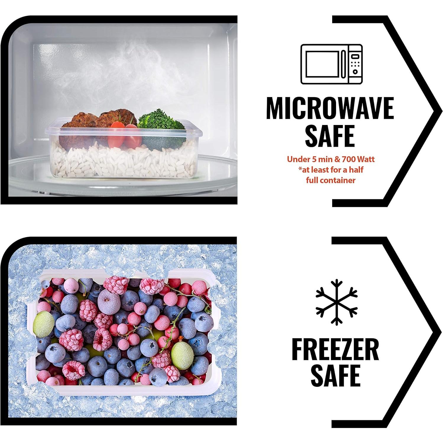 Set de 20 Contenedores de Alimentos Fullstar 850 ml Herméticos