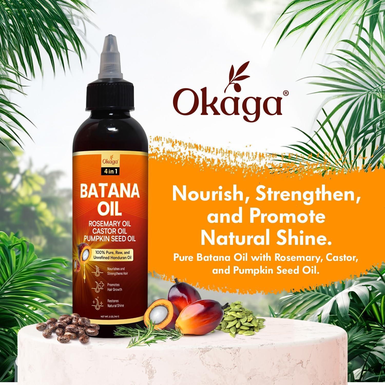 Aceite de Batana Okaga 148.83ml - Crecimiento y Cuidado Cabello
