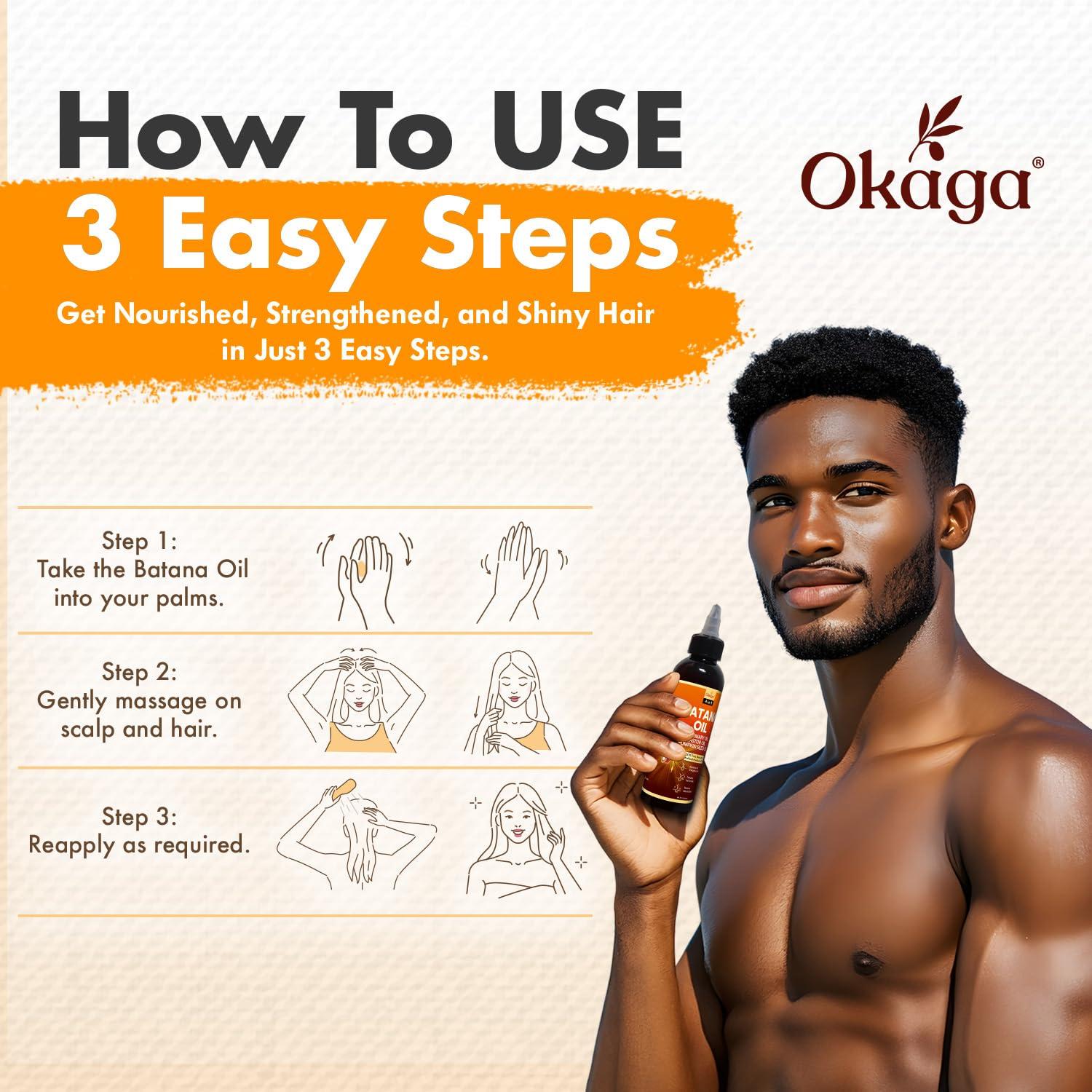 Aceite de Batana Okaga 148.83ml - Crecimiento y Cuidado Cabello