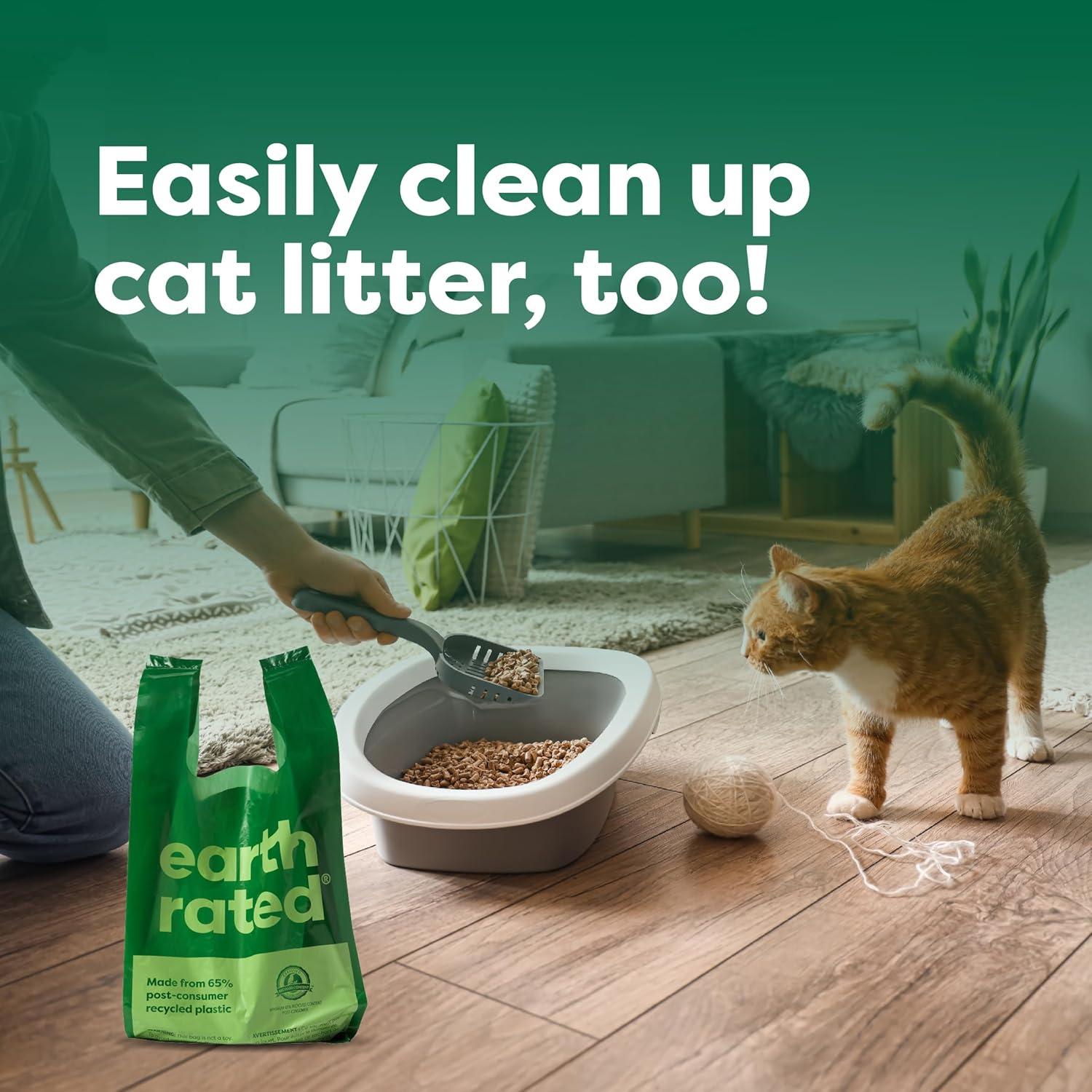 Bolsas para Excrementos de Perro Earth Rated, 120 Unidades, Extra Anchas, 100% a Prueba de Fugas