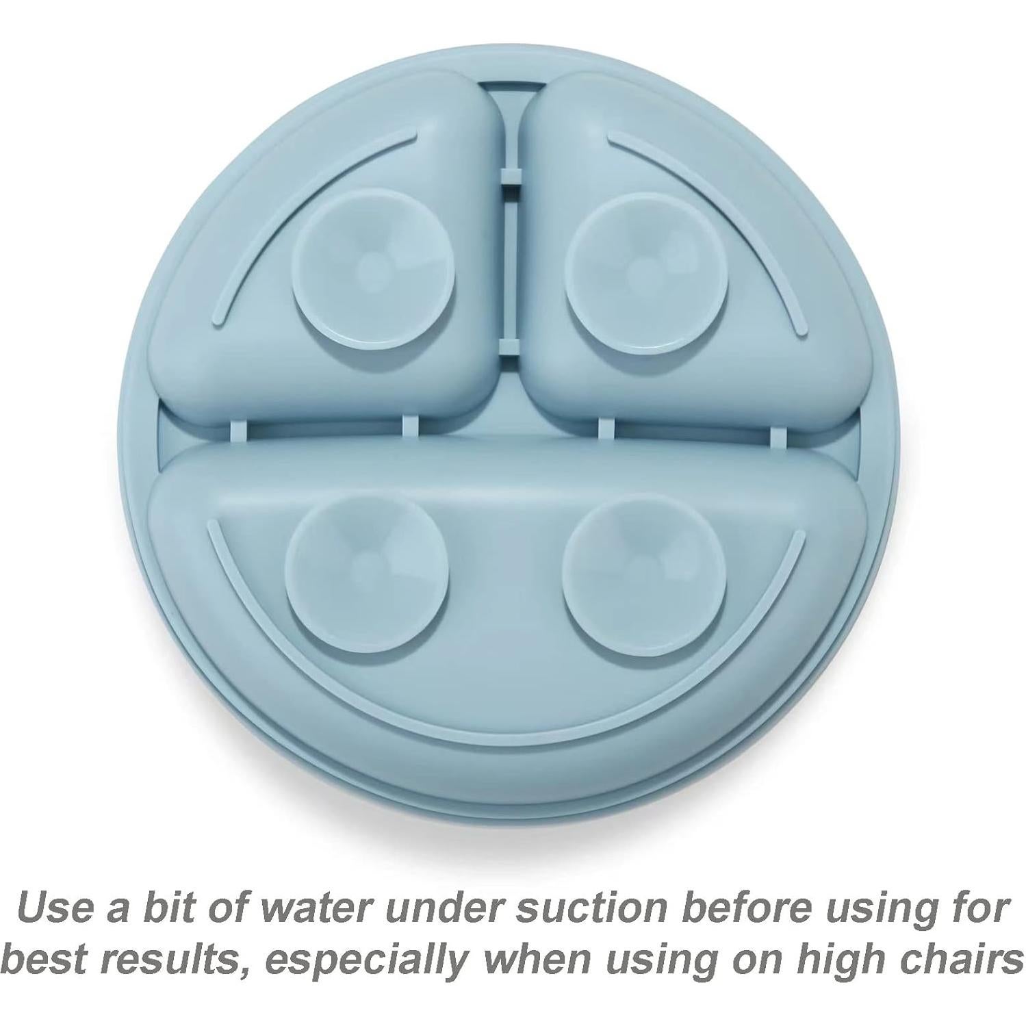 Platos de Silicona Divididos PandaEar para Niños - 3 Unidades