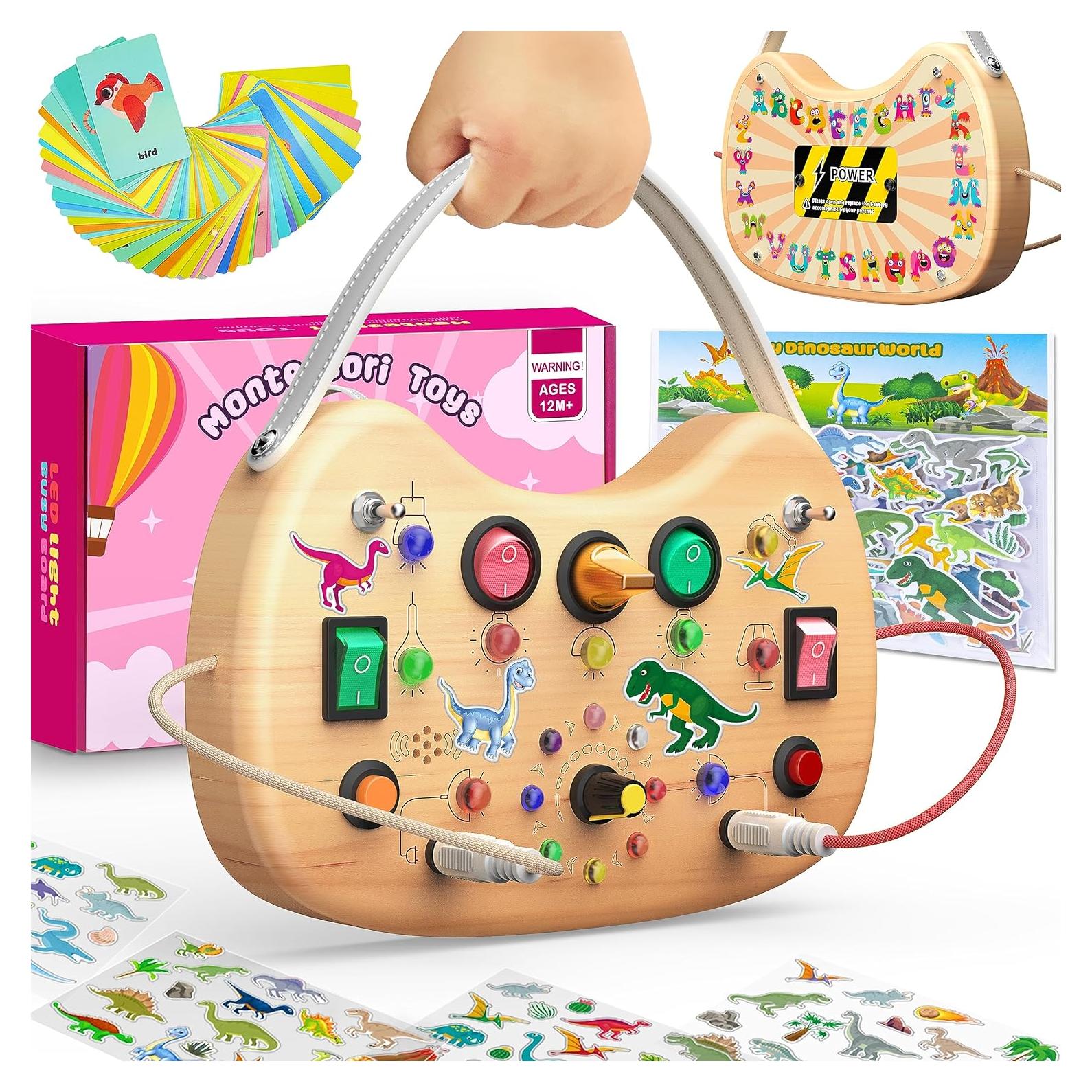 Tablero Ocupado Montessori Flycoost para Niños 1-3 Años